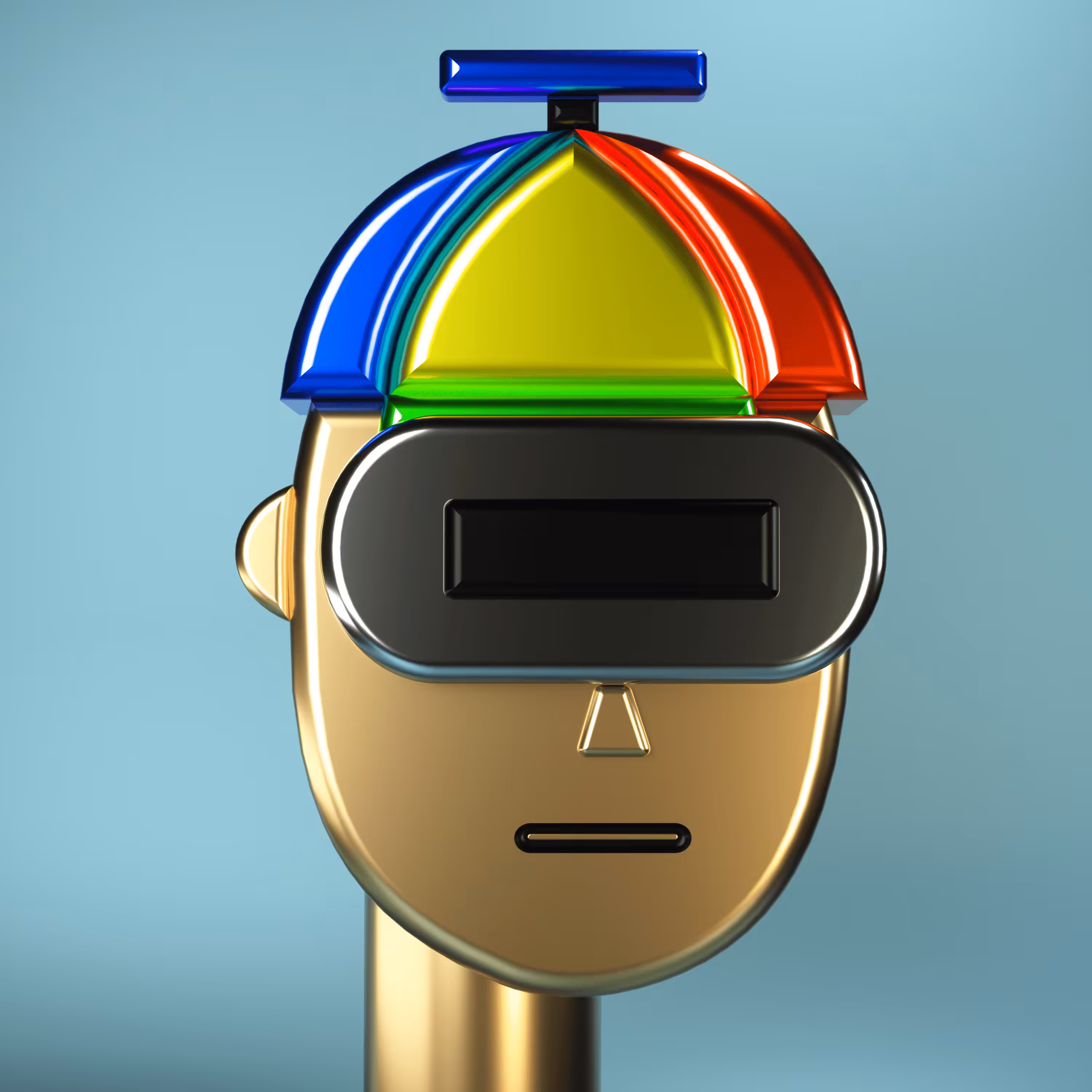 3D Chrome Punk #0871