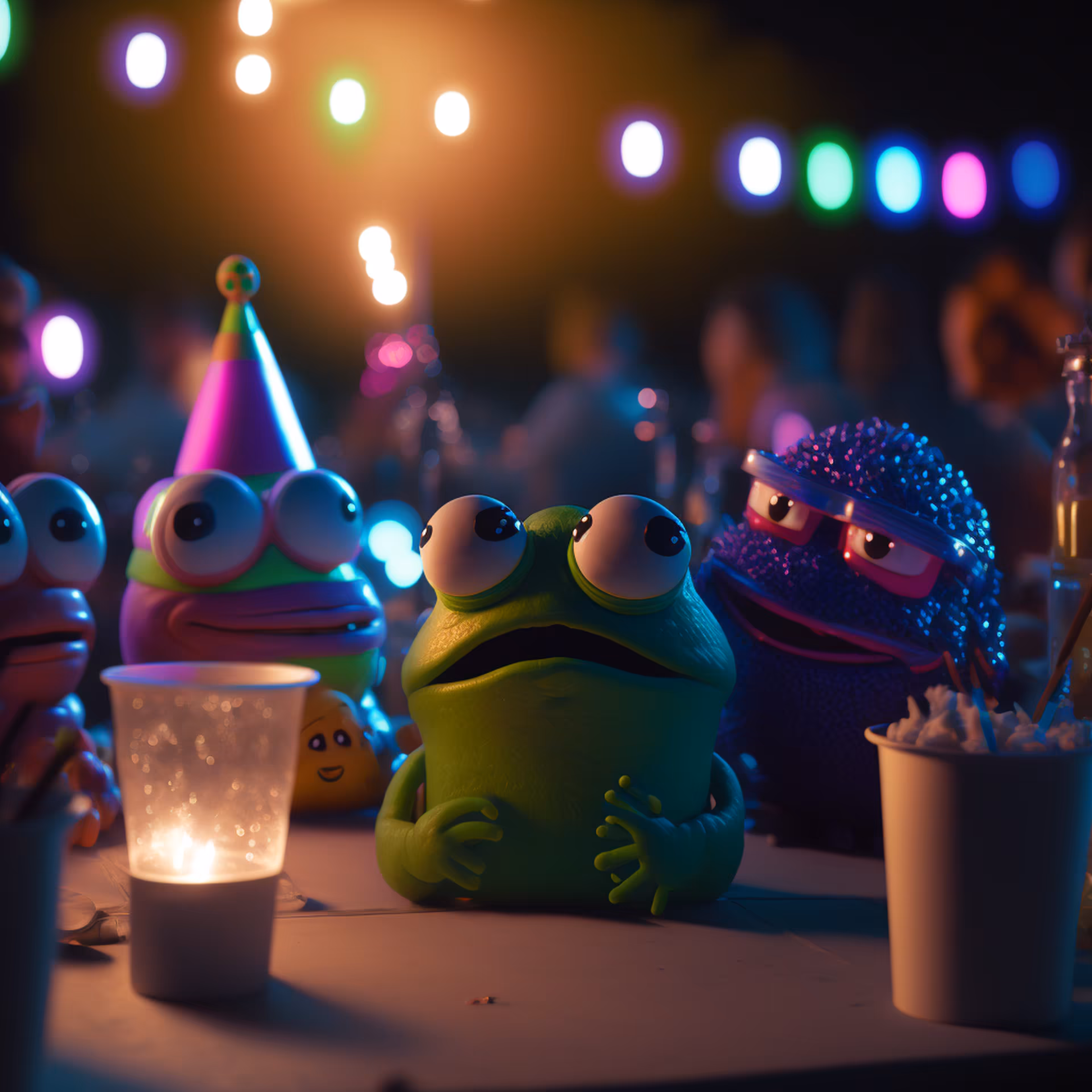 Pepe's World: Pepe birthday party guys