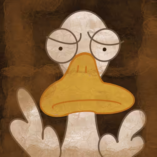gri_michel: Angry duck