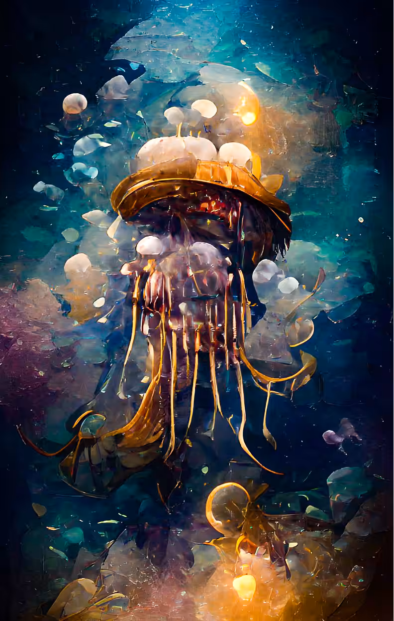 golden jellyfish