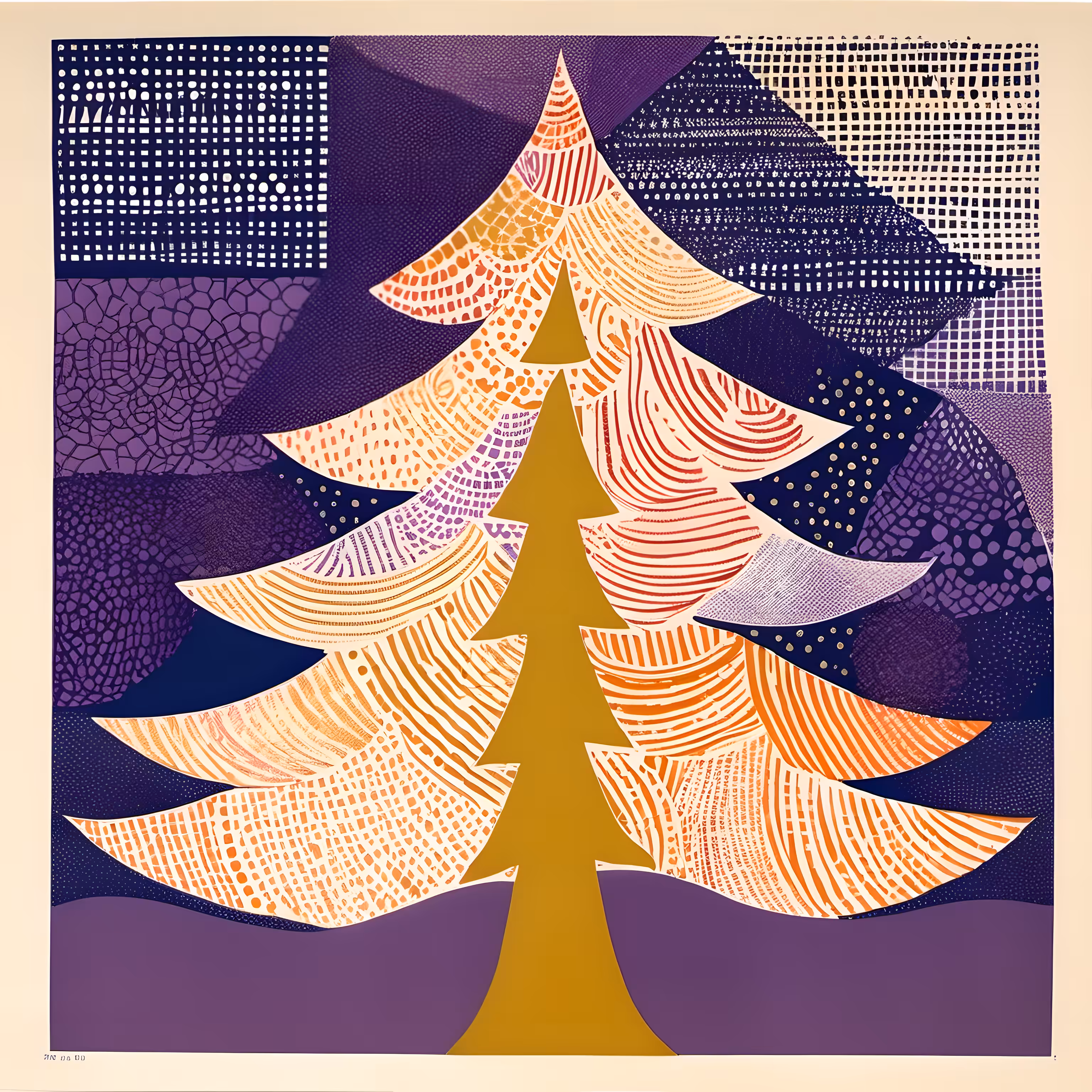 Riso Festive Trees #46