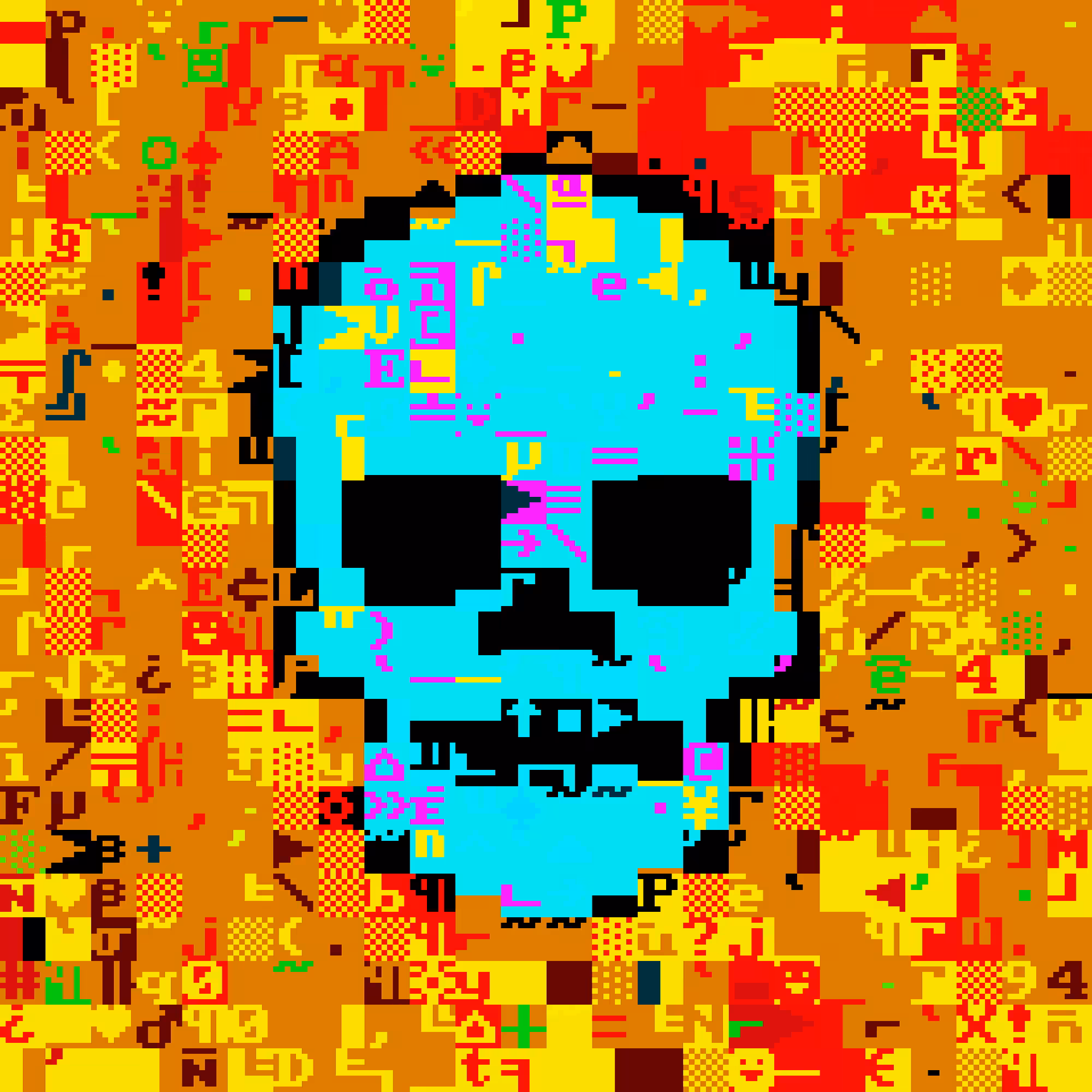 DOS Skull 0297