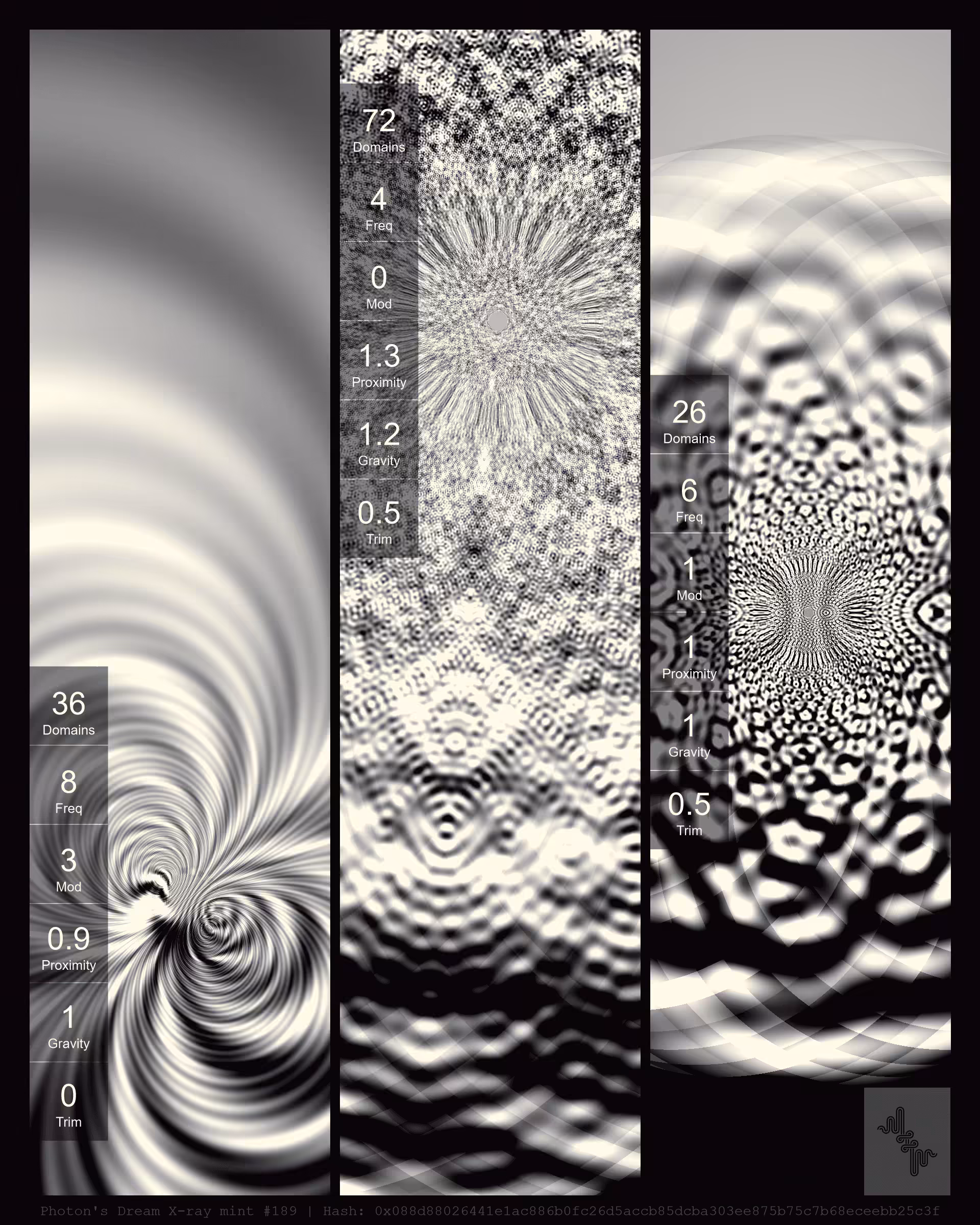 Photon's Dream X-rays by Harvey Rayner: Photon's Dream X-ray mint#189