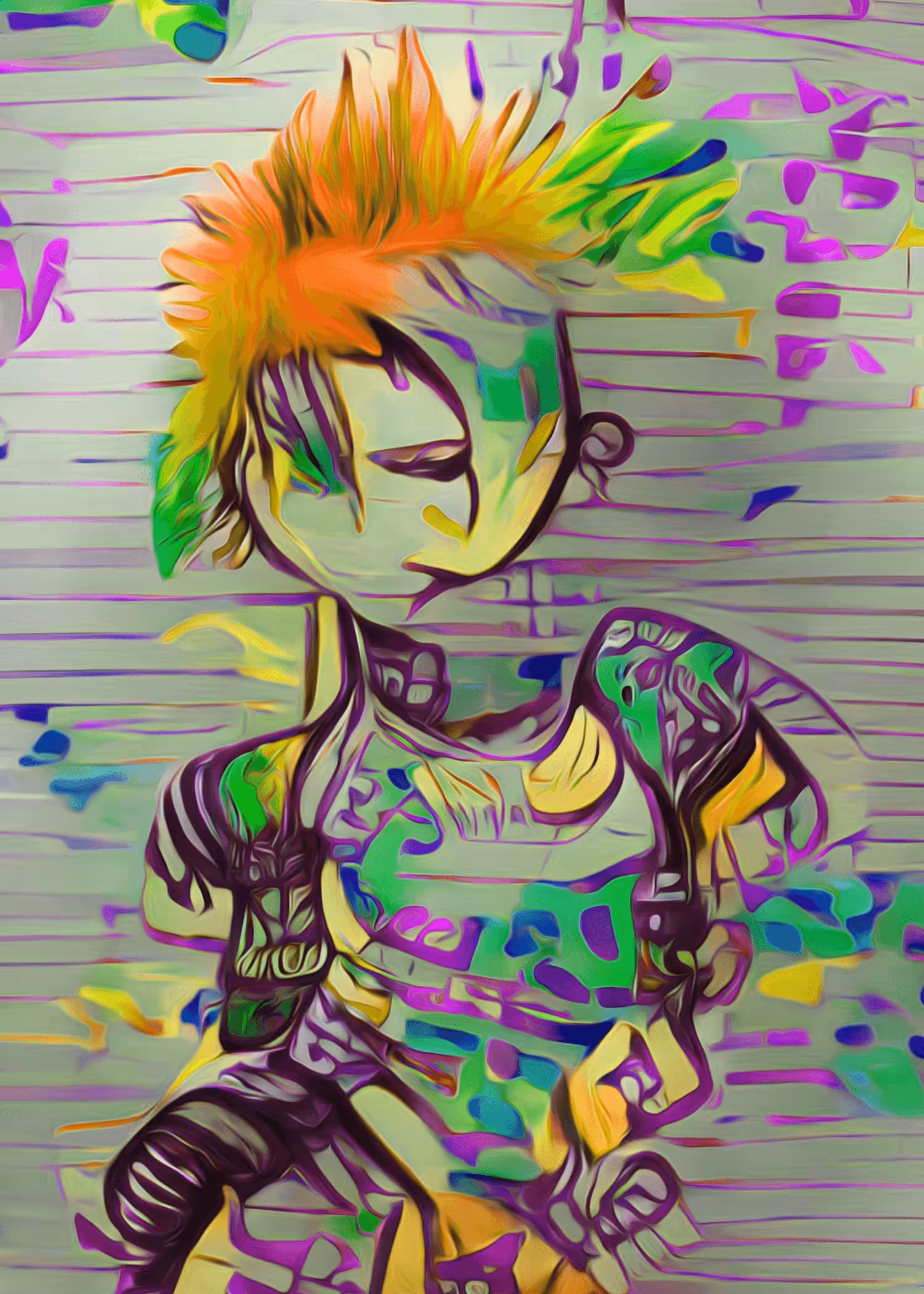 Scribbled Punk #21