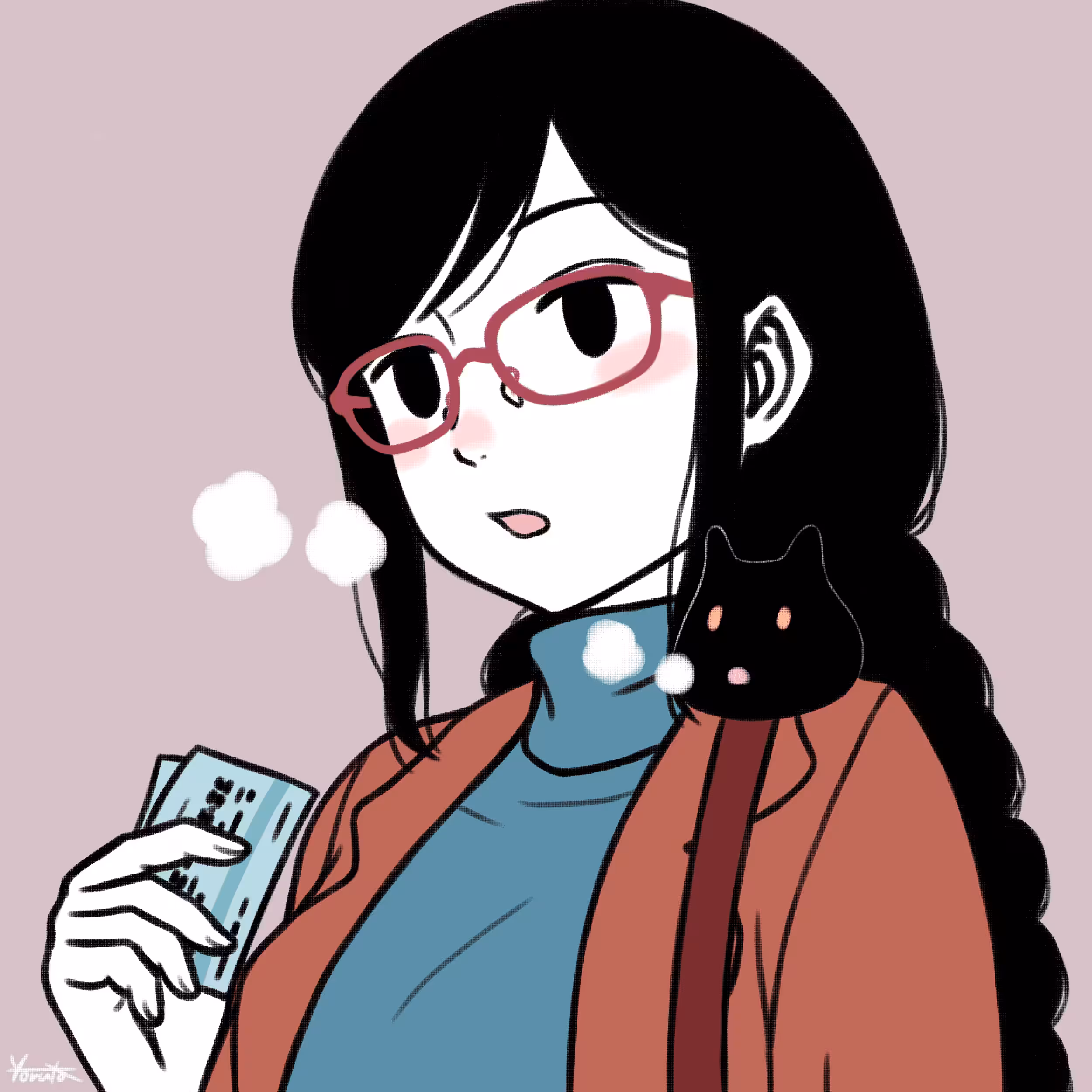 Girl and strange creature 15