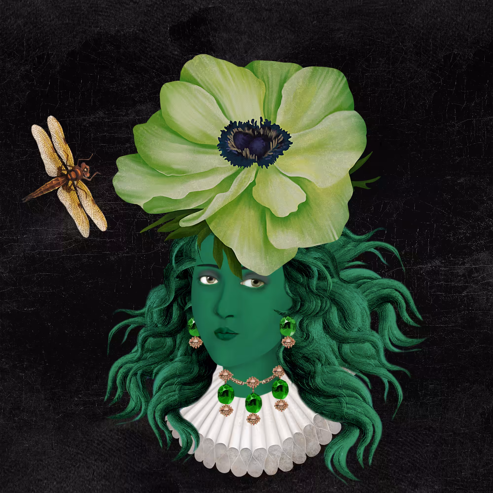 The Emerald Flower Girl