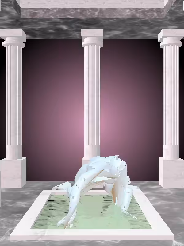 HeavenComputer: The Rising Light Blue Woman #5545