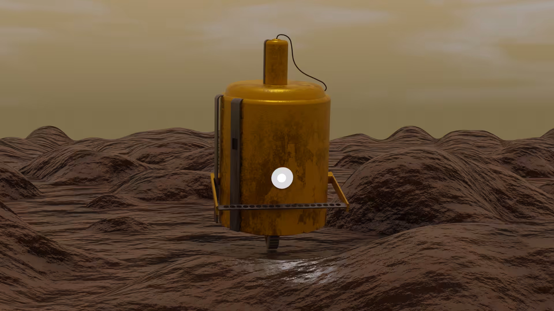Robot in the desert