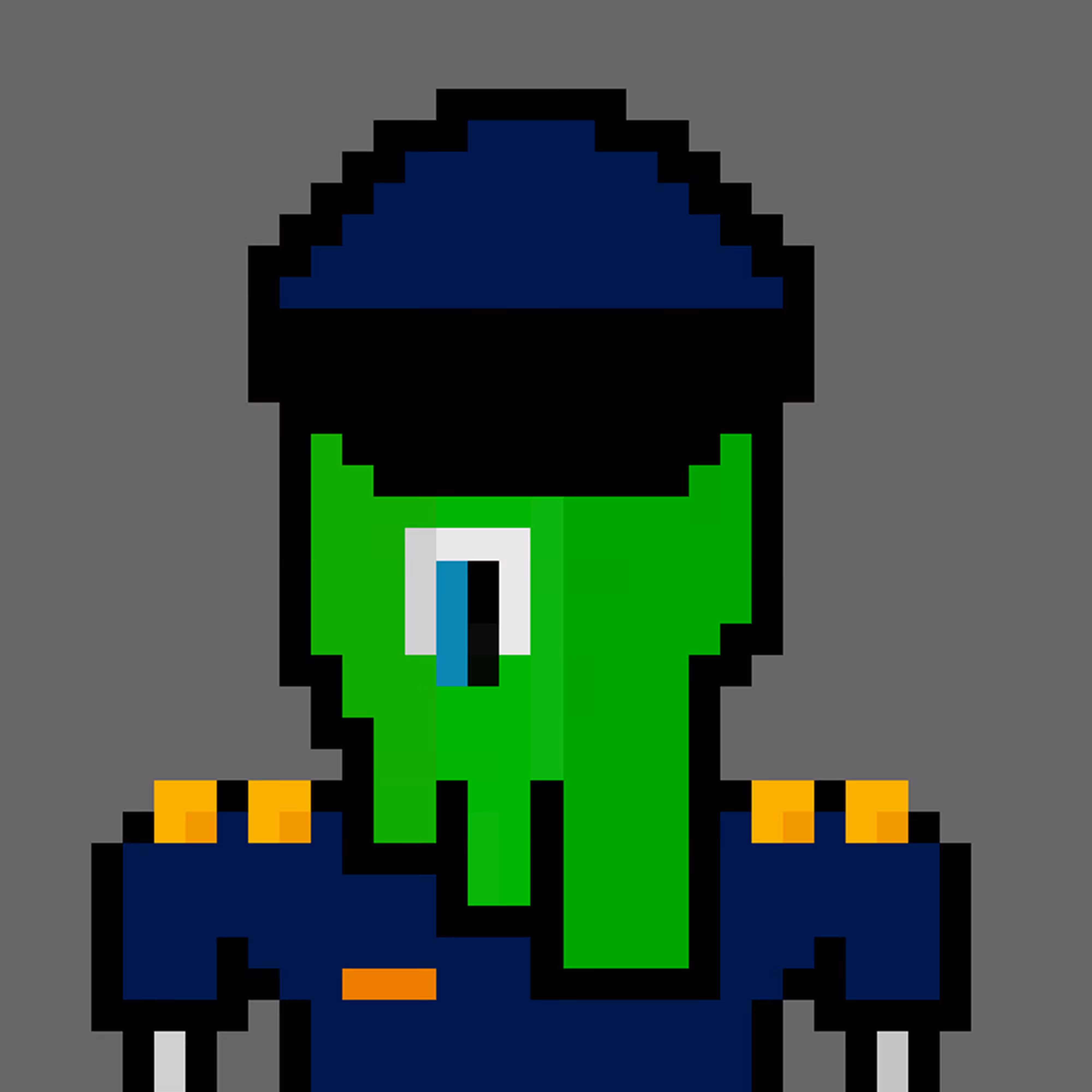 Melted Police Man