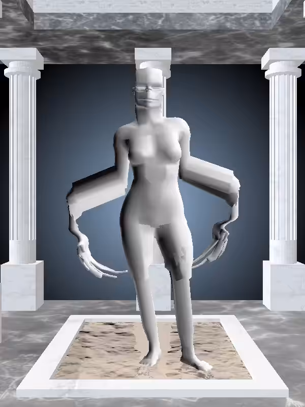 HeavenComputer: The Excited Phantom Grey Woman #4977