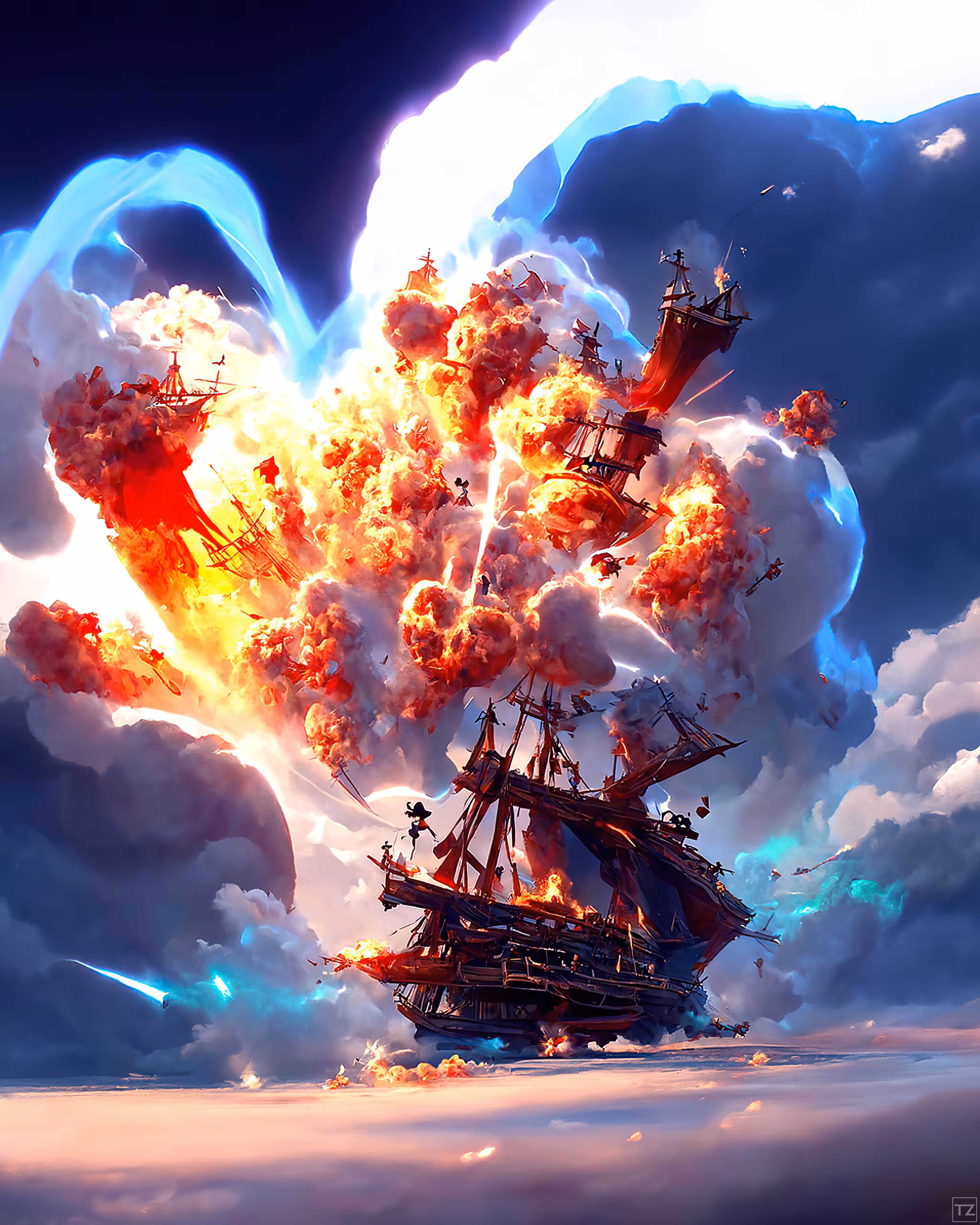 Pirate explosion #1