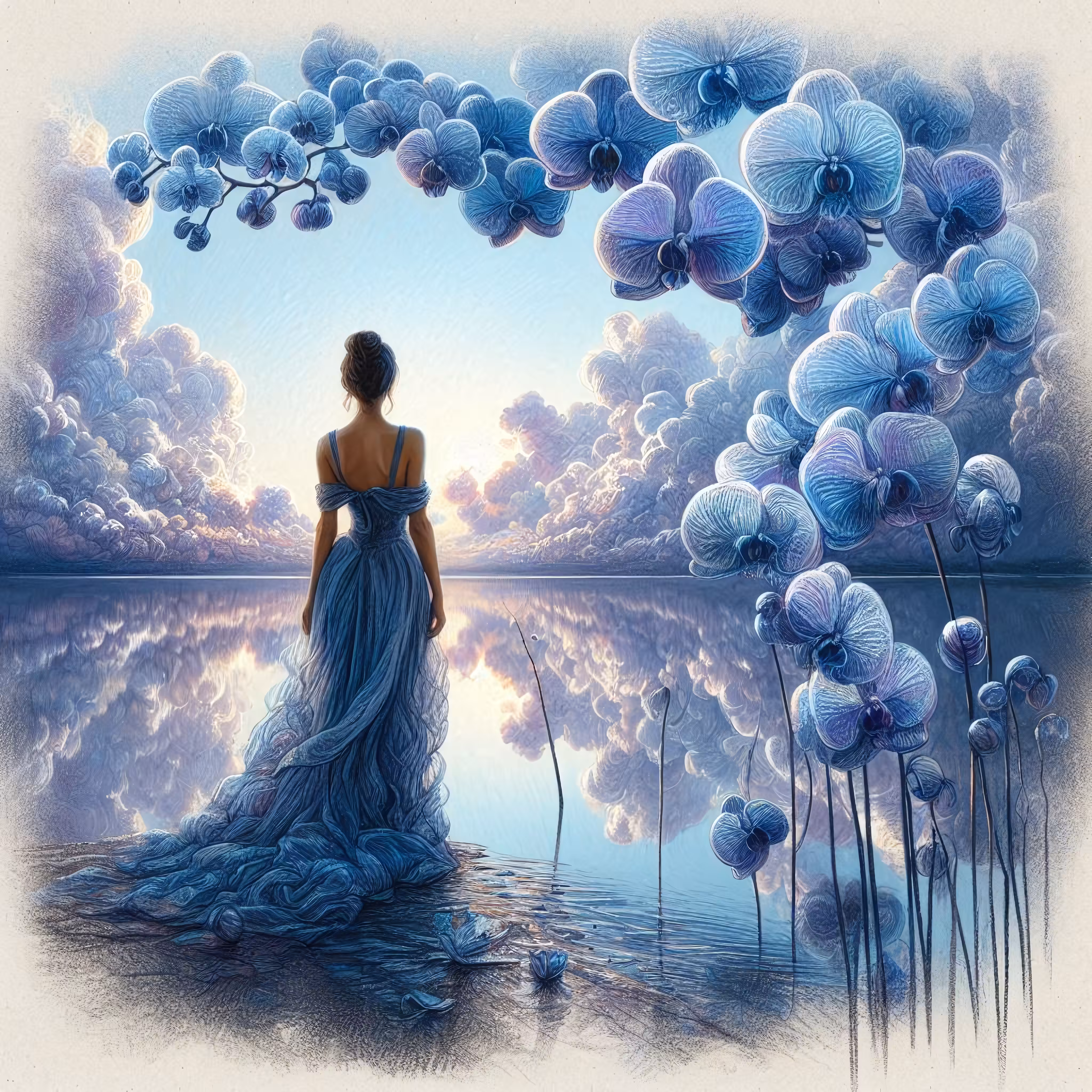 Serenity #225 - Blue Orchid