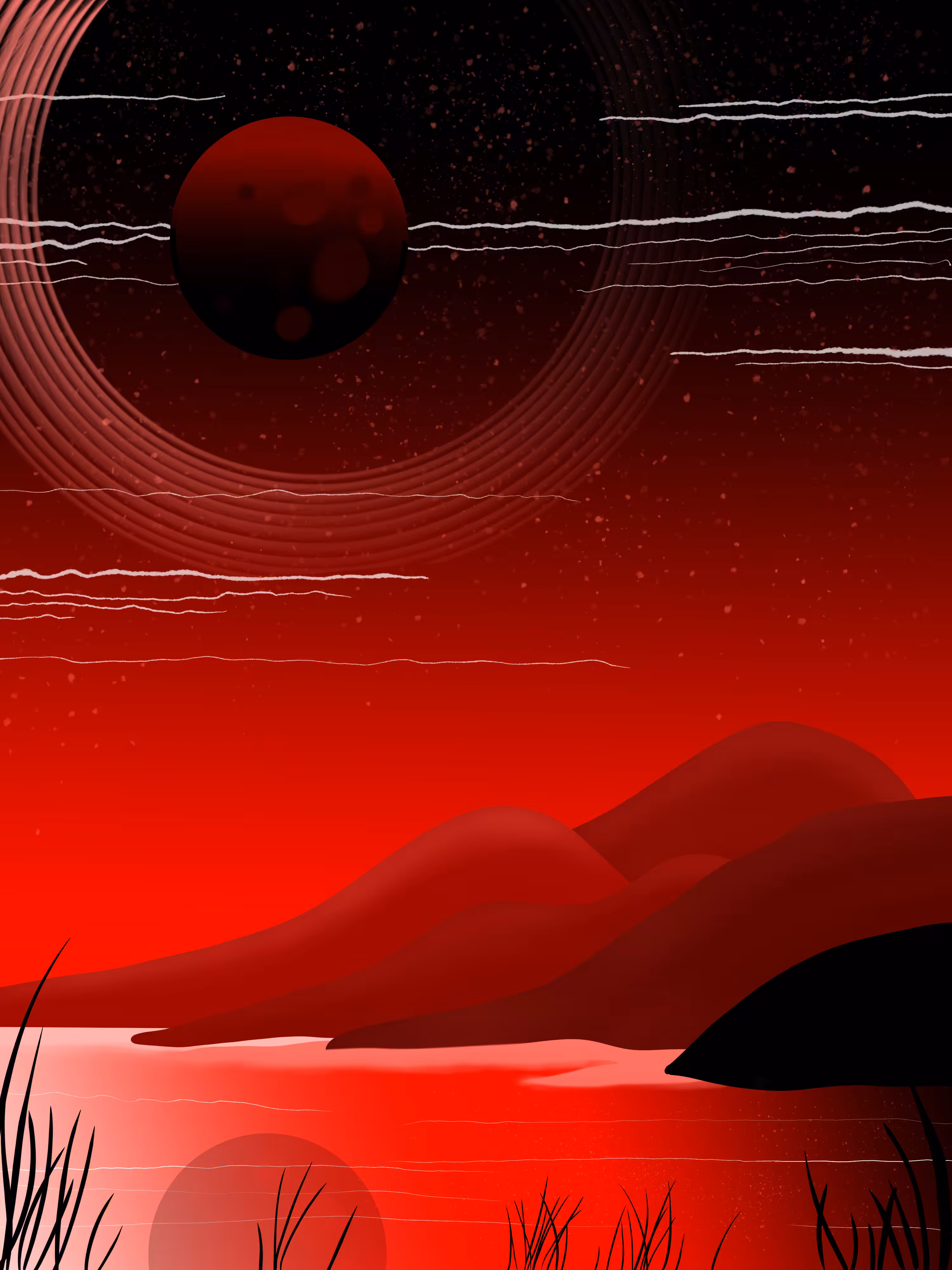 Bloody moon