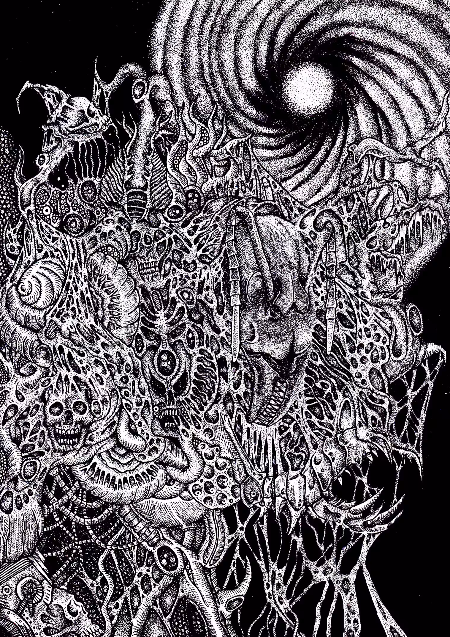 eaten by parasite