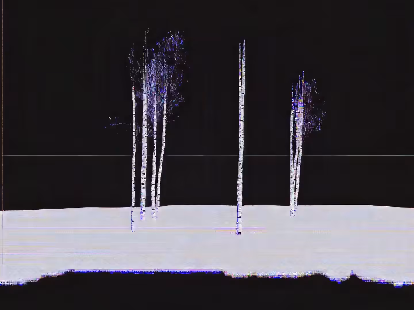 the world pretending not to glitch
