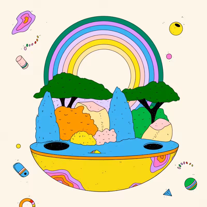 🌈🌴🪐 #102