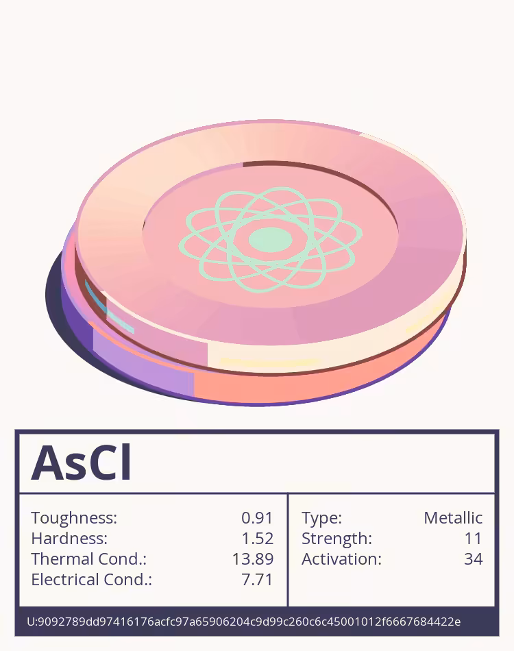 AsCl molecule
