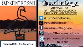 BruceTheGoose Digital Business Card