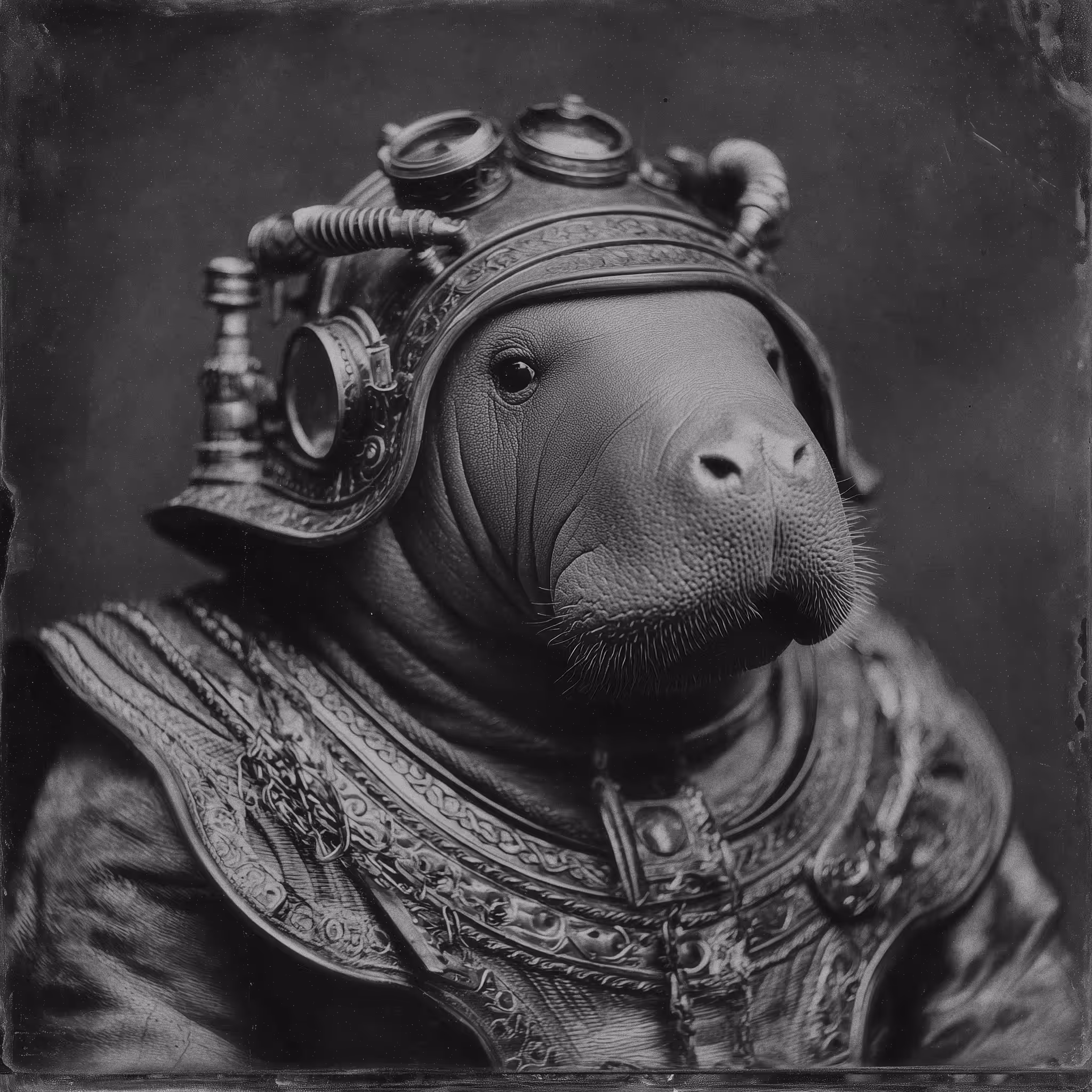 Cyberpunk Animals: Manatee