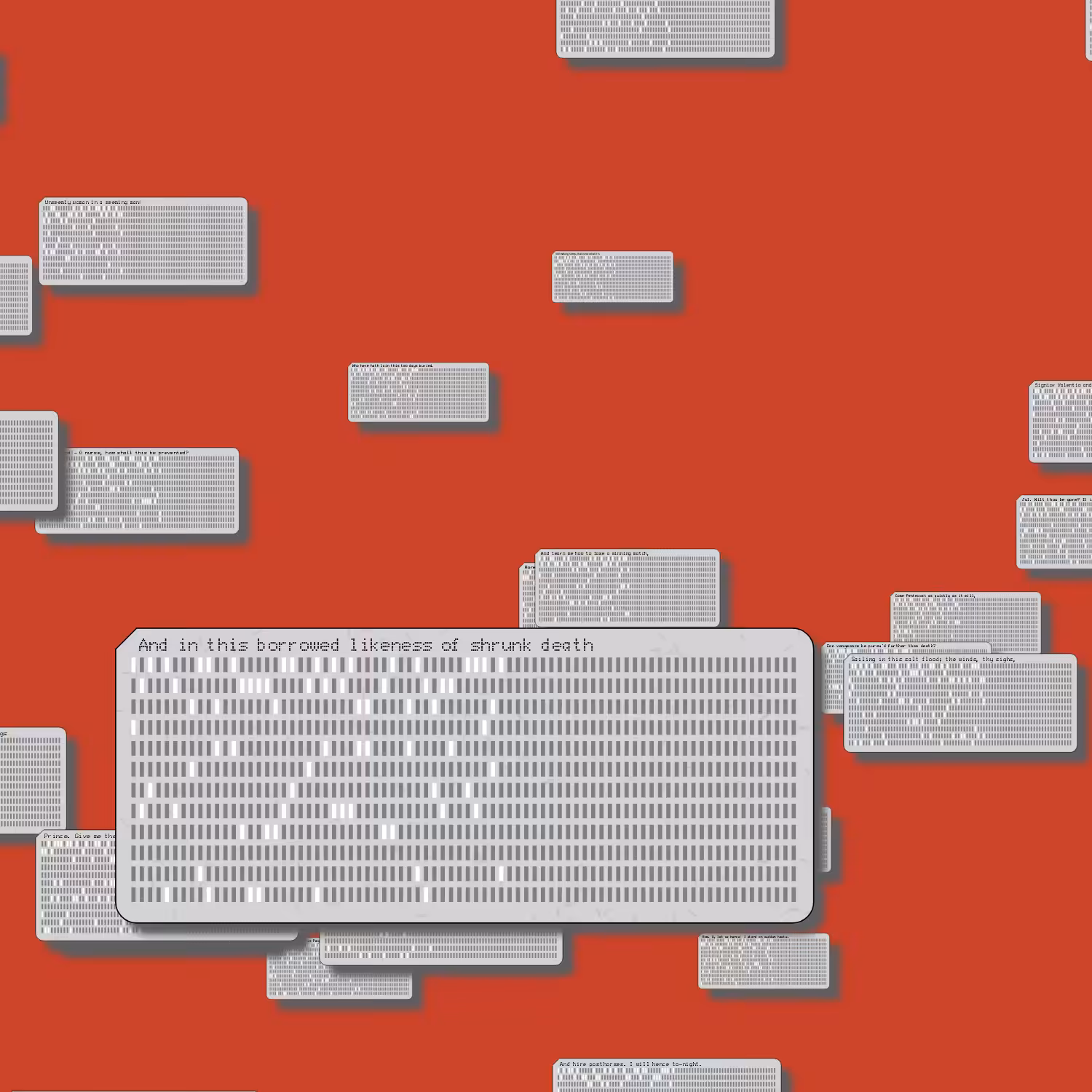 Romeo and Juliet on Punched Cards (Free) #137