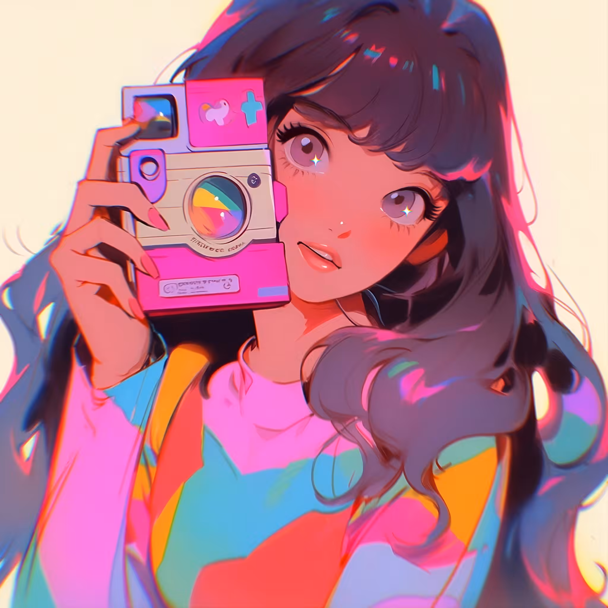 Smile! I'm taking a photo!