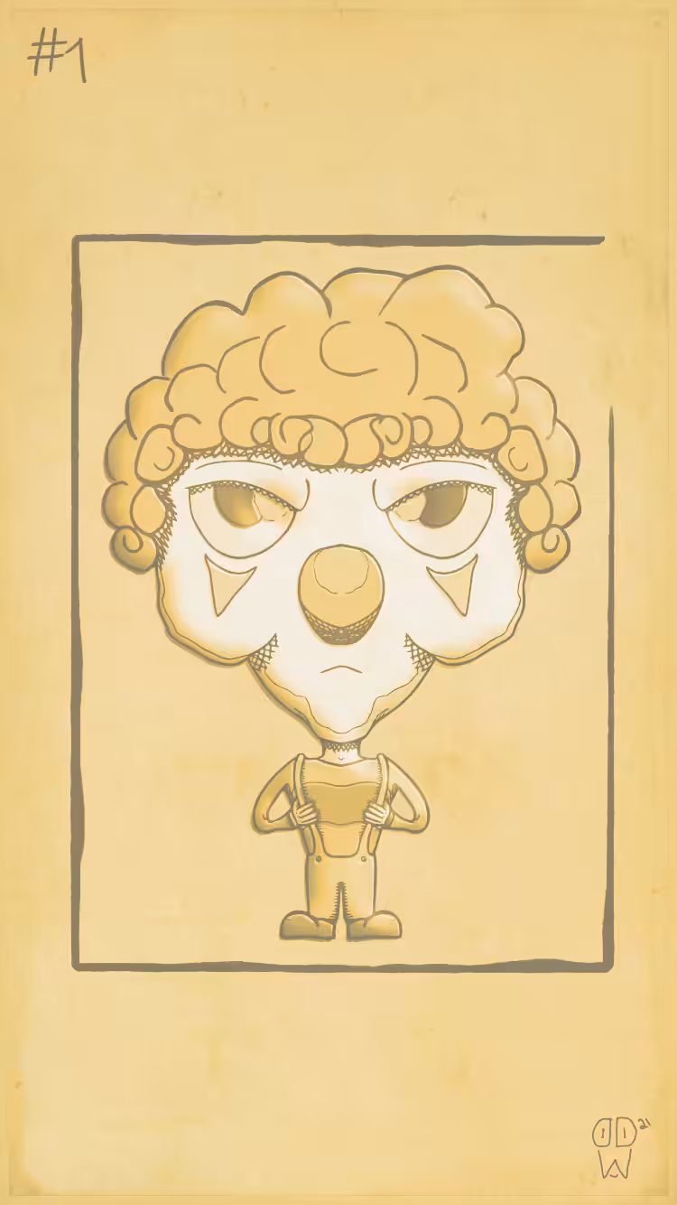 Clowning Around #1B - Mini Clown