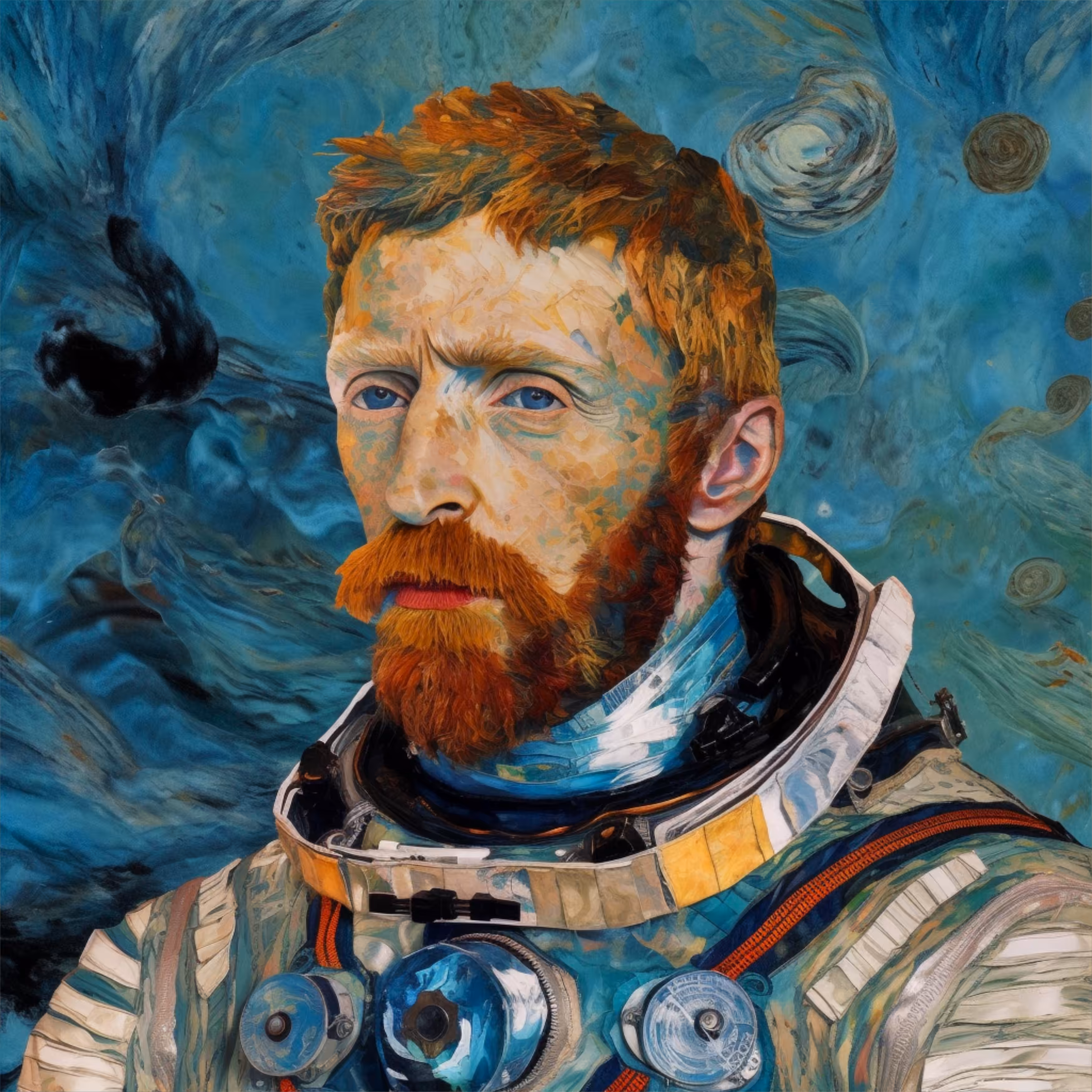 Van Gogh dreamed to be a spaceman