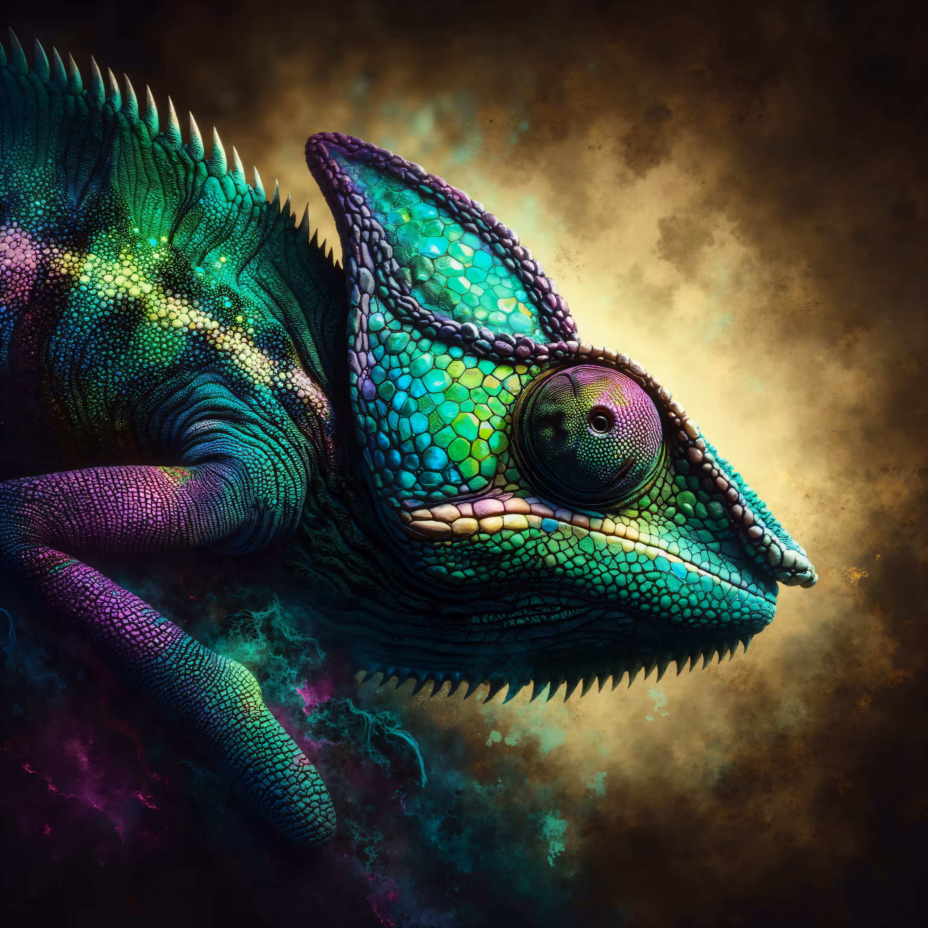 Secretive Chameleon