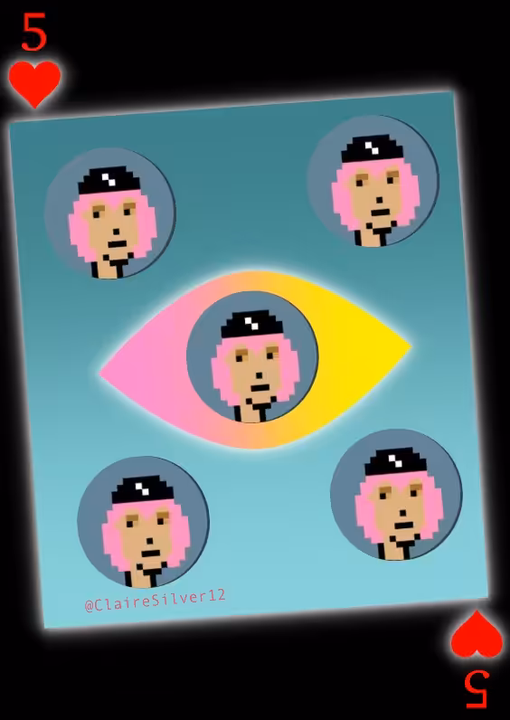 NFT CARDS 5 TRIBUTE TO @ClaireSilver12