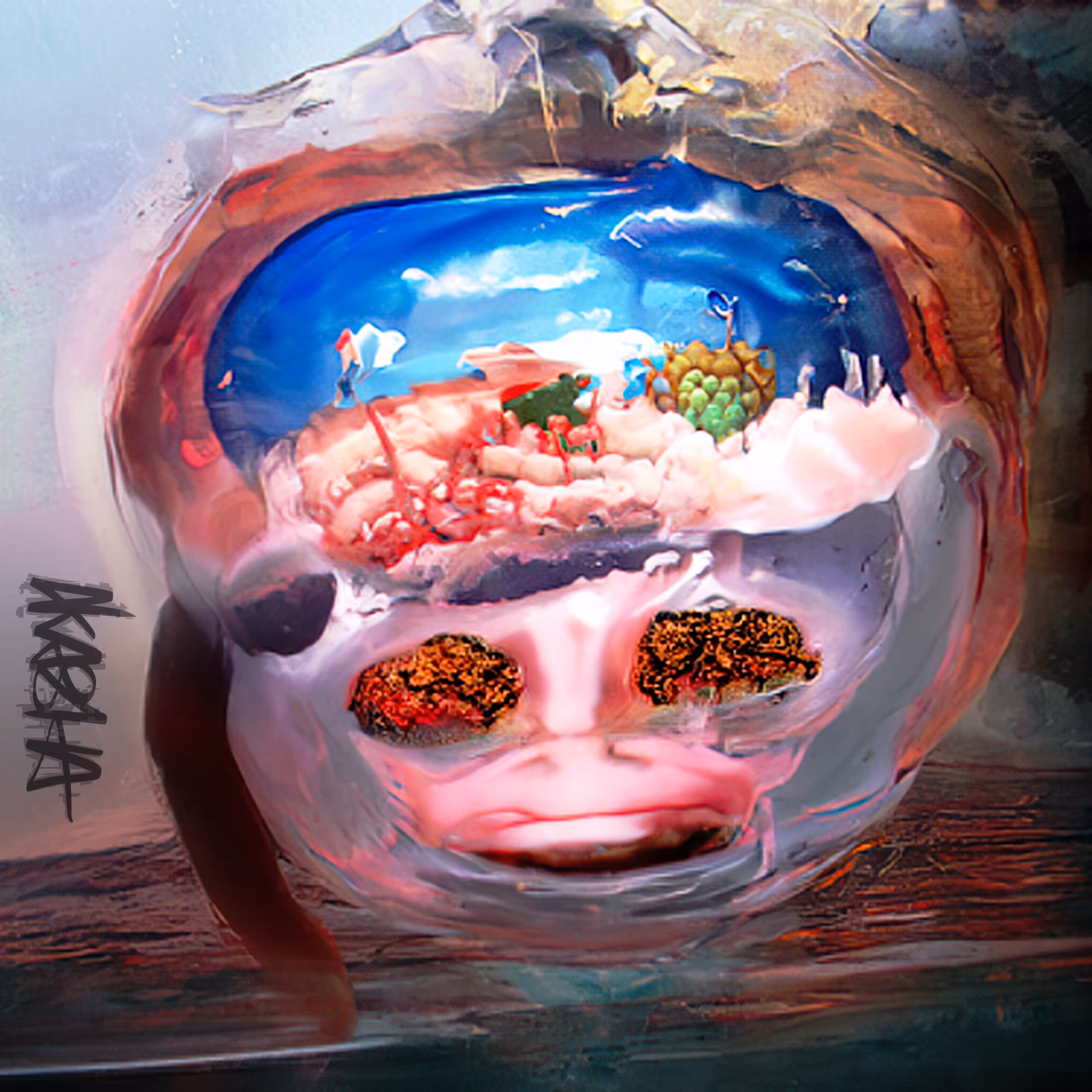 Fish Bowl Grape Bouquet of Feelings