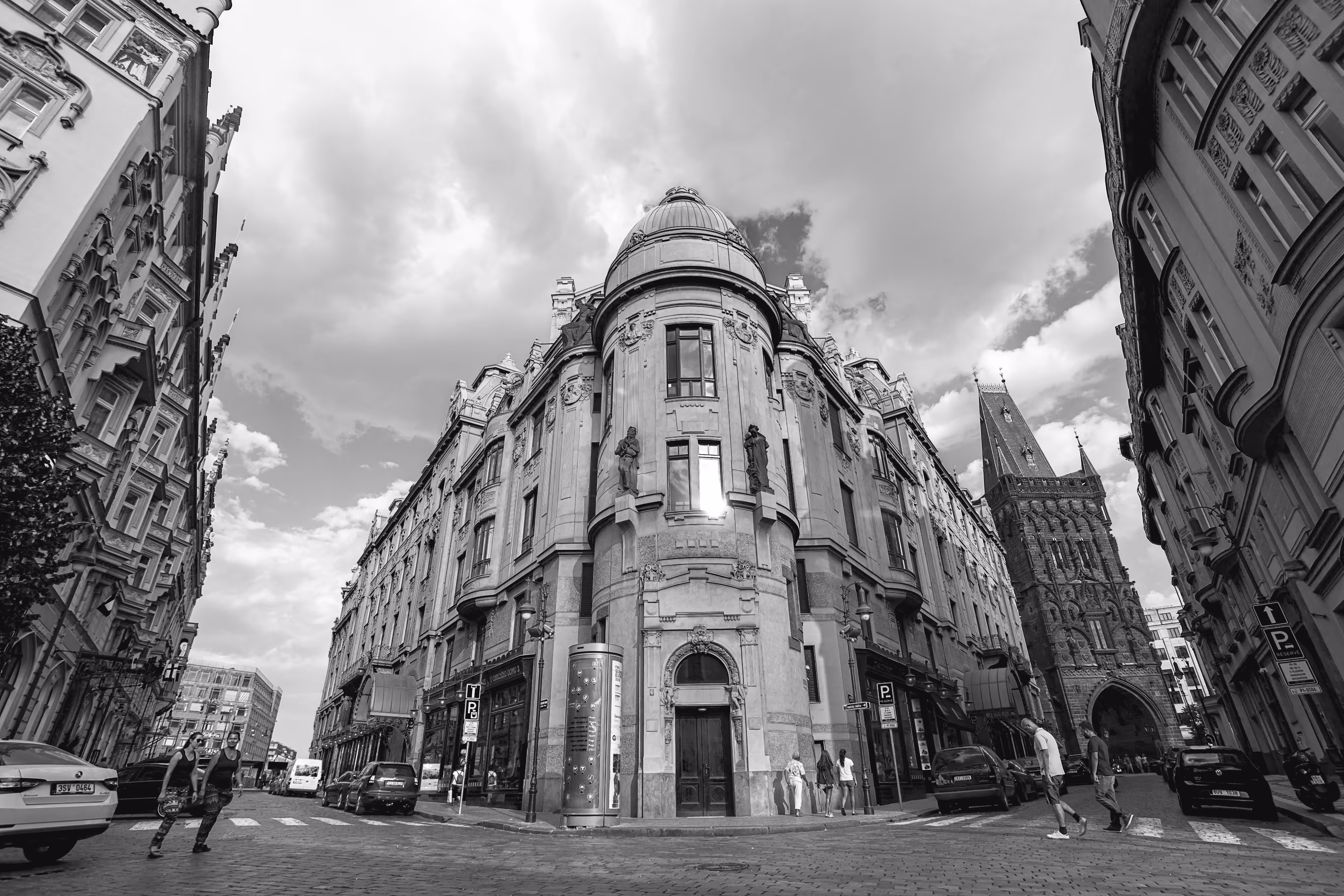 beautiful building  in Prague.