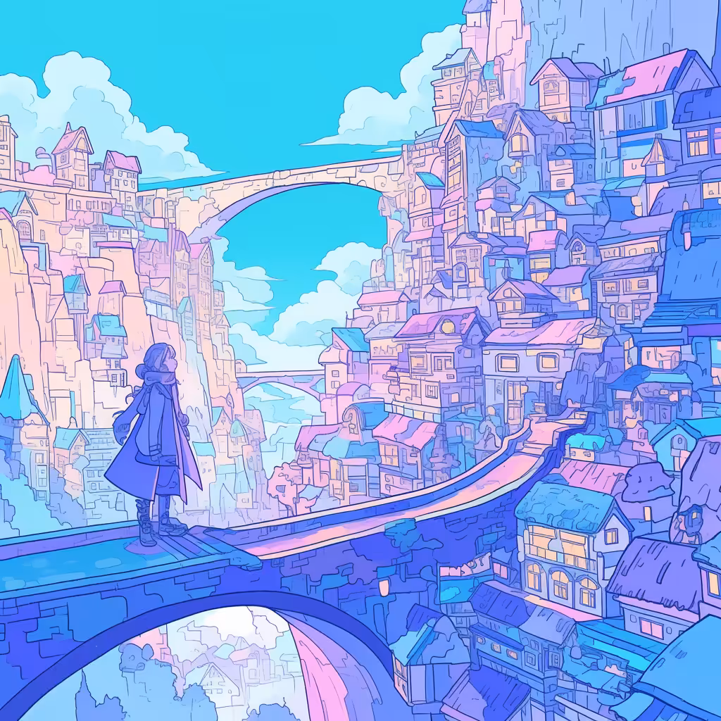 Mystery Art : Skybridge Haven 