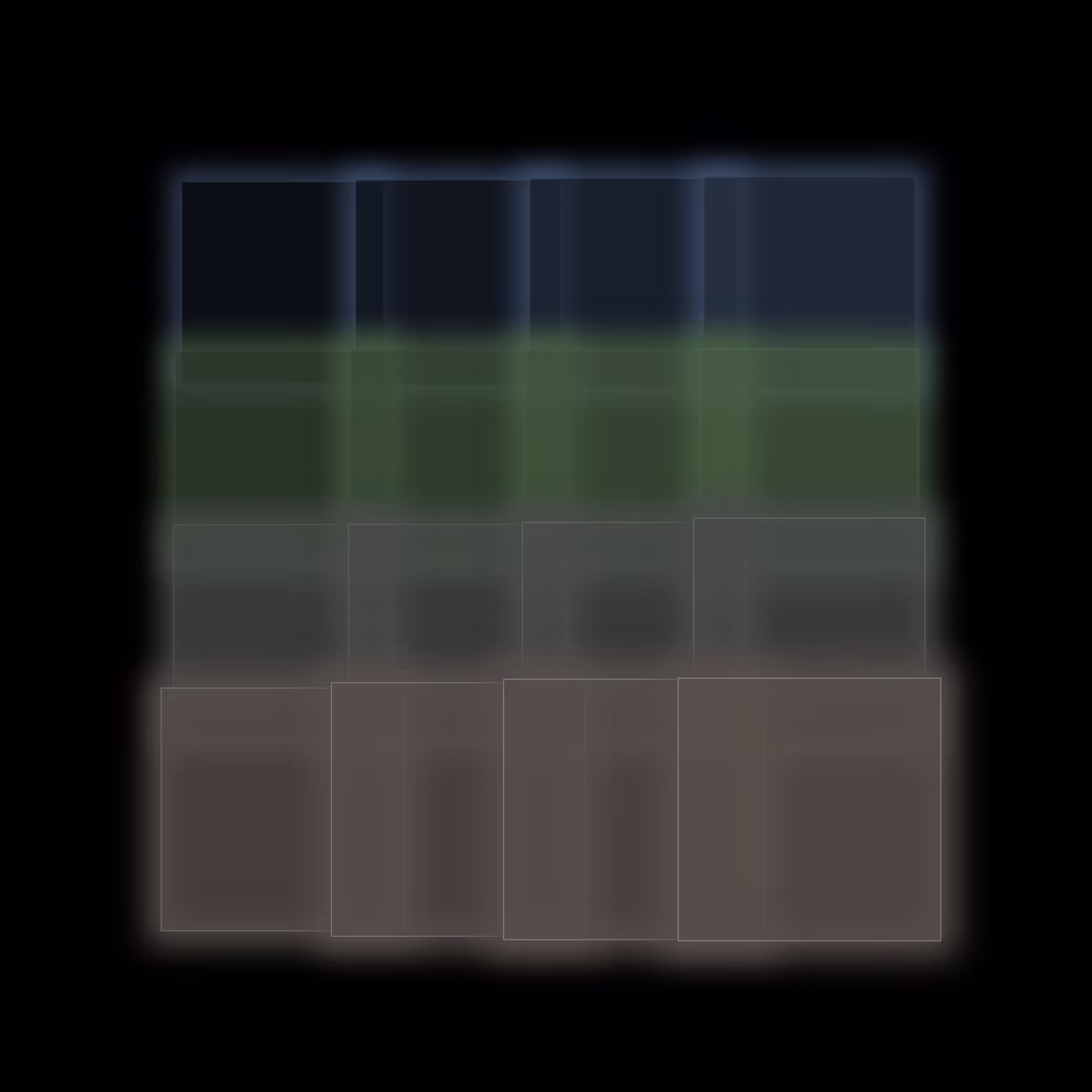 4 bits in 4 rows in 4 colors #15