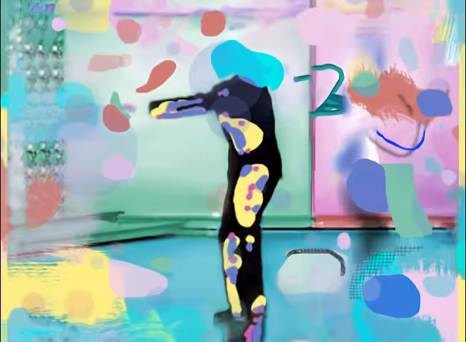 Fred Astaire Color Swim