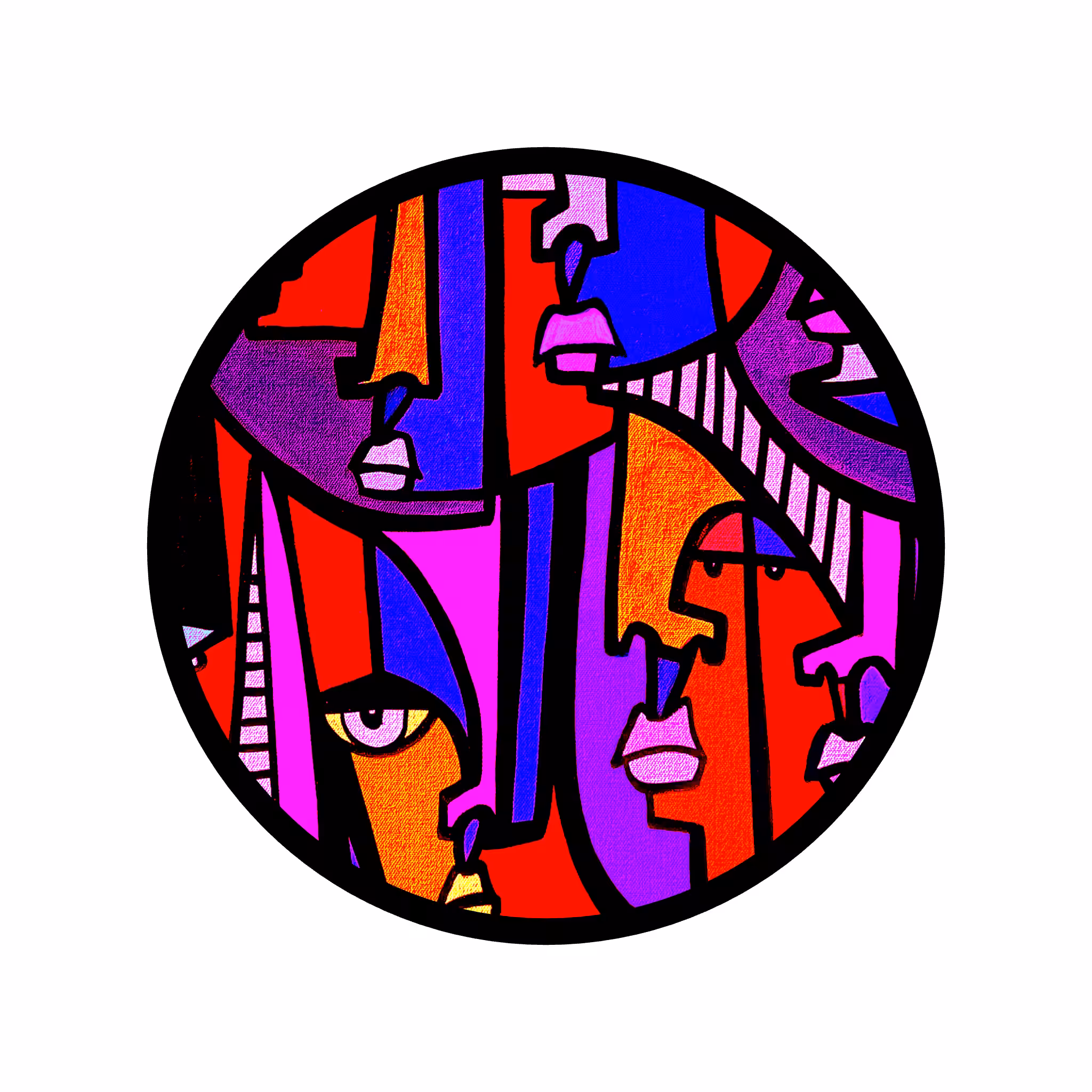 Cubist Circle 111