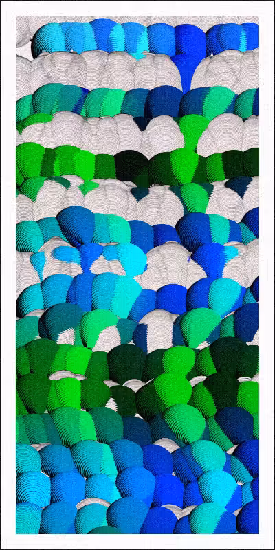 Balloon Field on Clouds #6