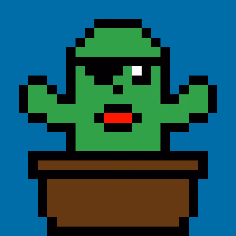 pixel cactus #6