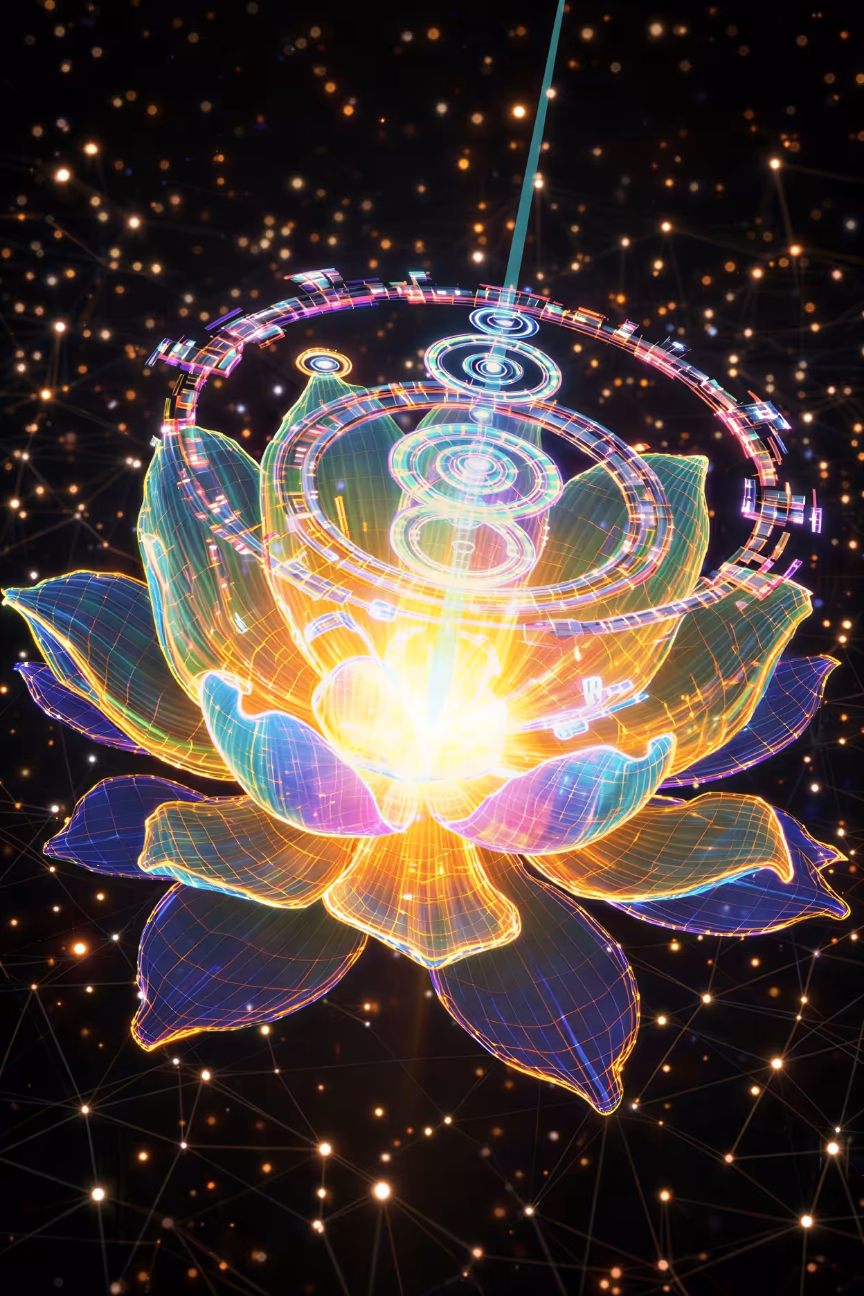 Flor do Lótus — Cybernetic Temple: Flor do Lótus I X— Signal of Becoming