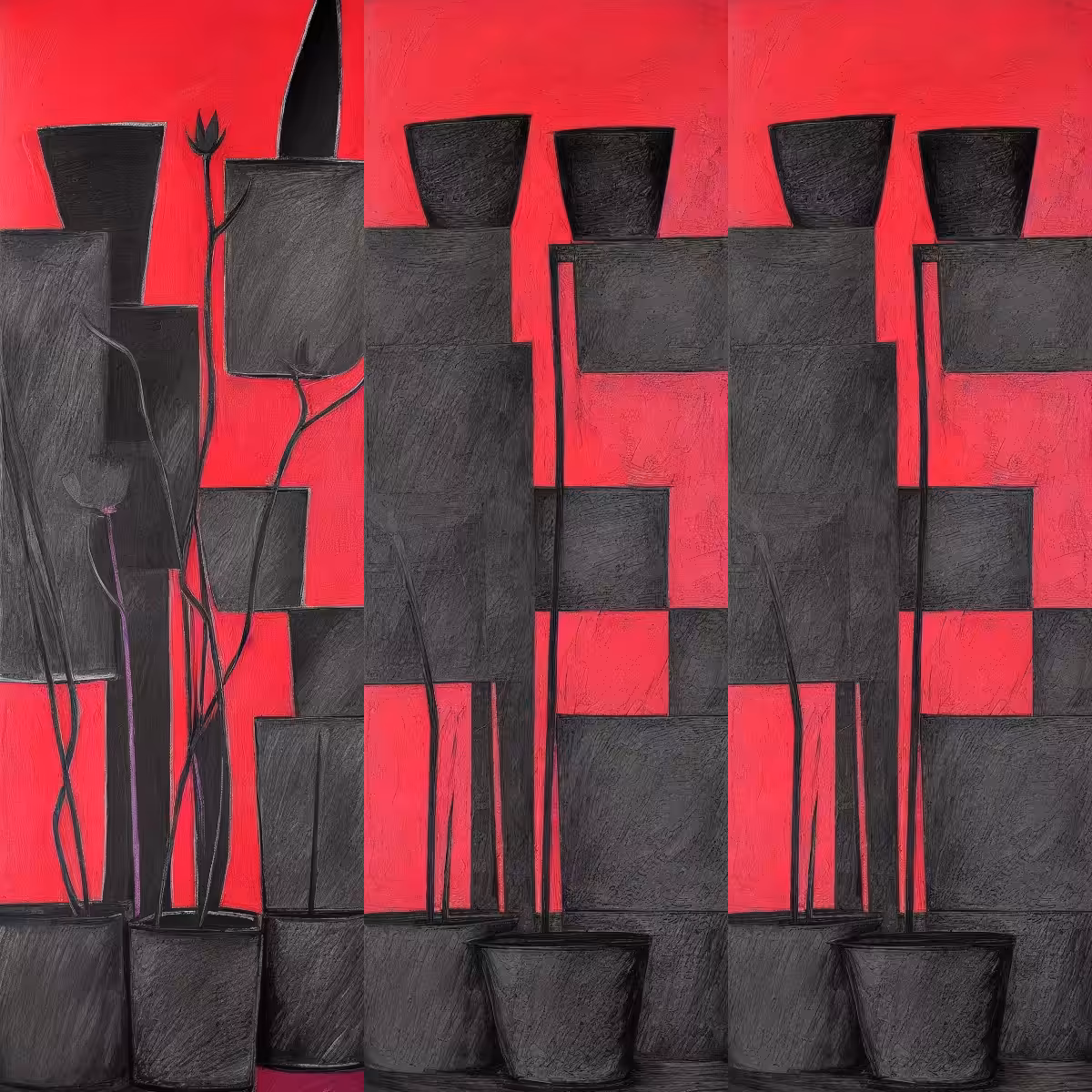 Cubism Flowers #3
