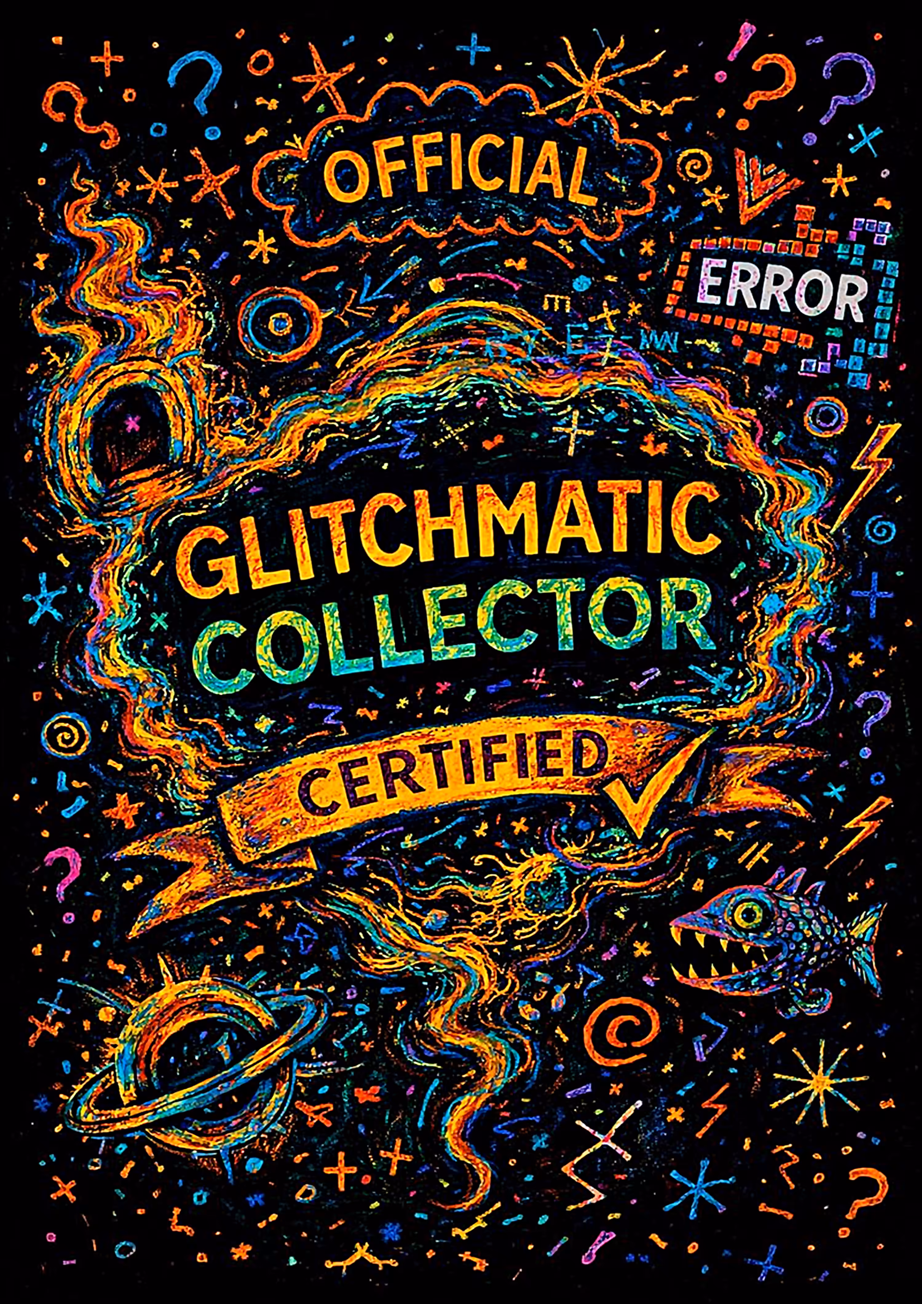 OFFICIAL GLITCHMATIC COLLECTOR BADGE