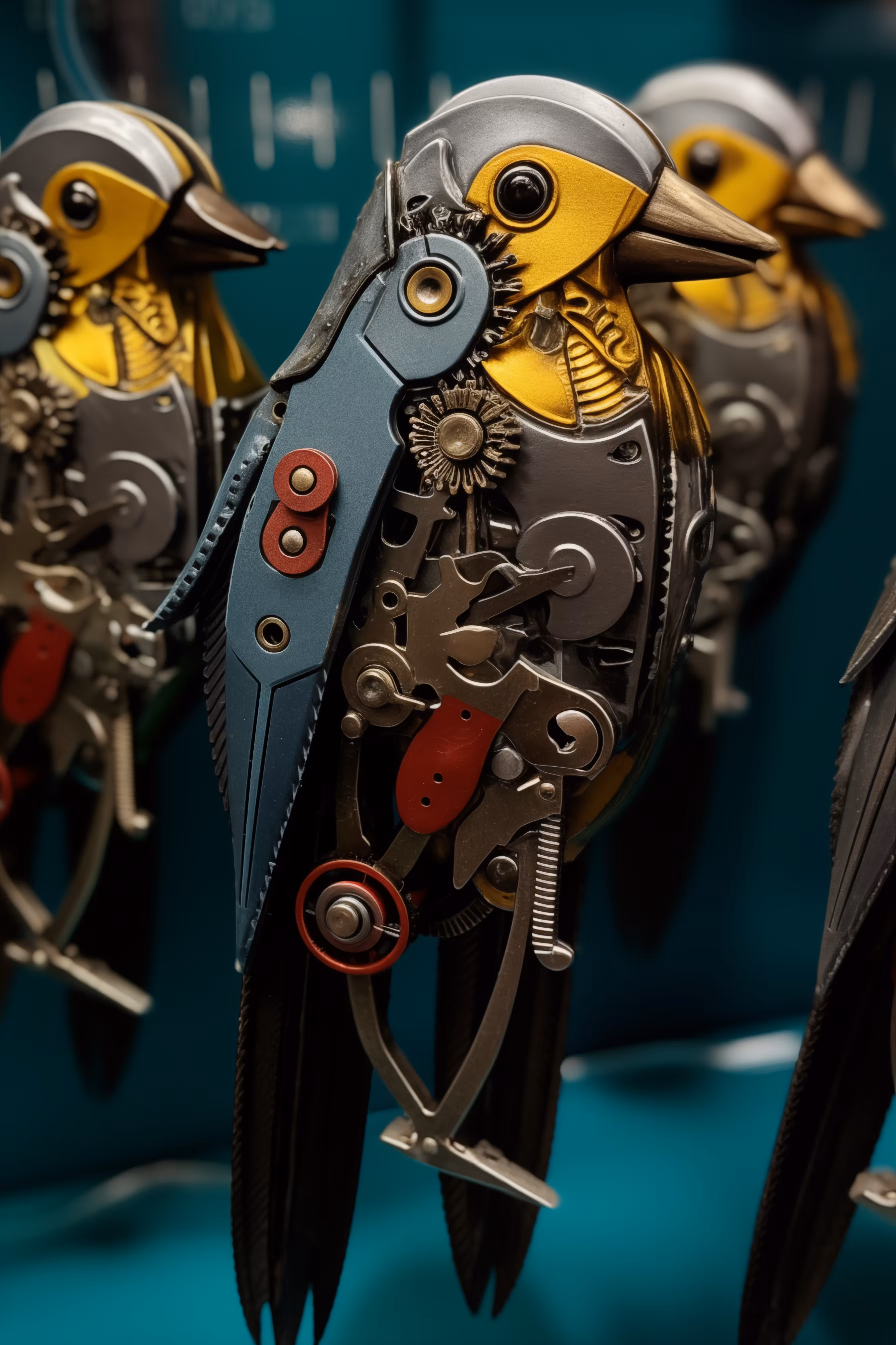Steampunk Bluebirds