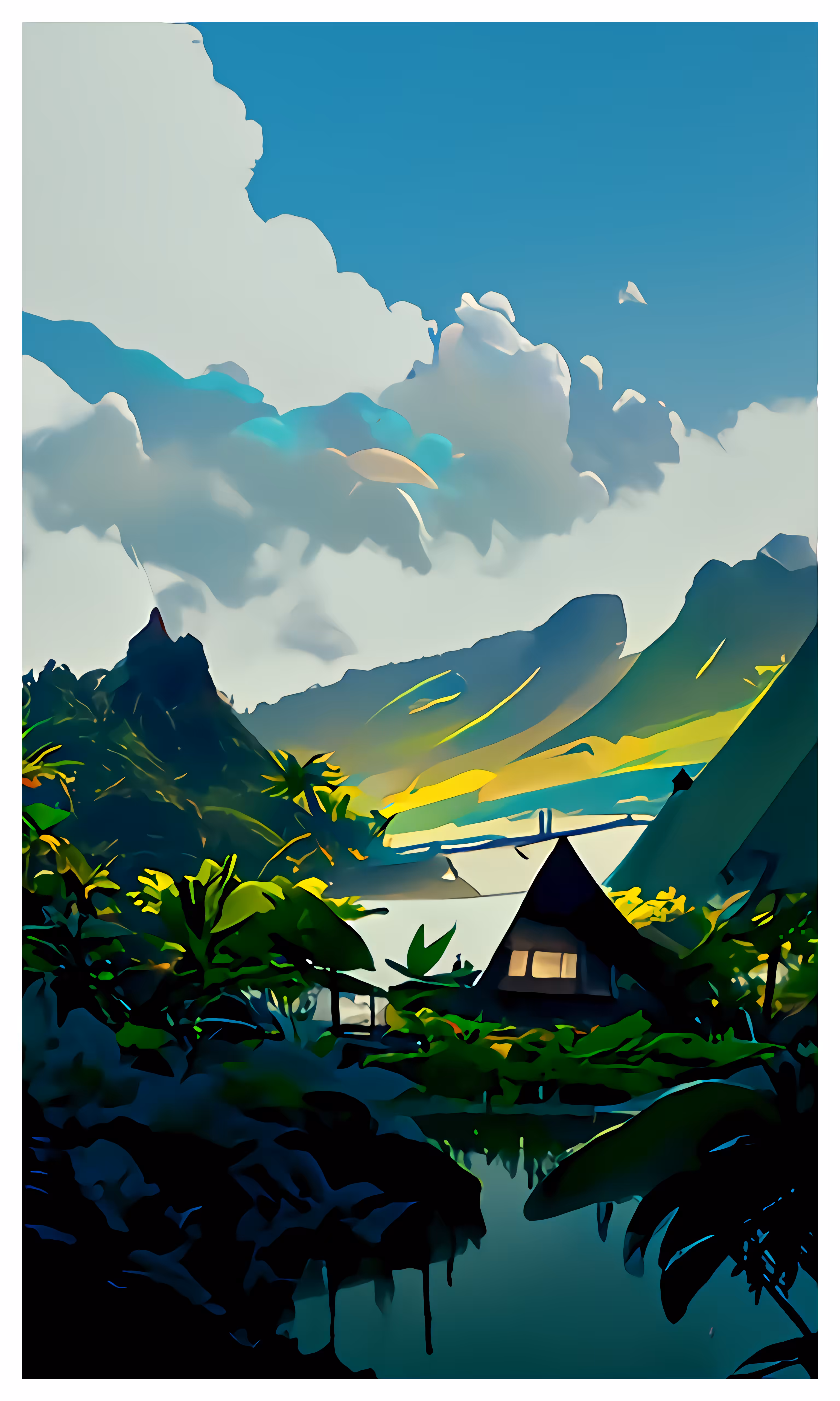 Hidden on the island 
