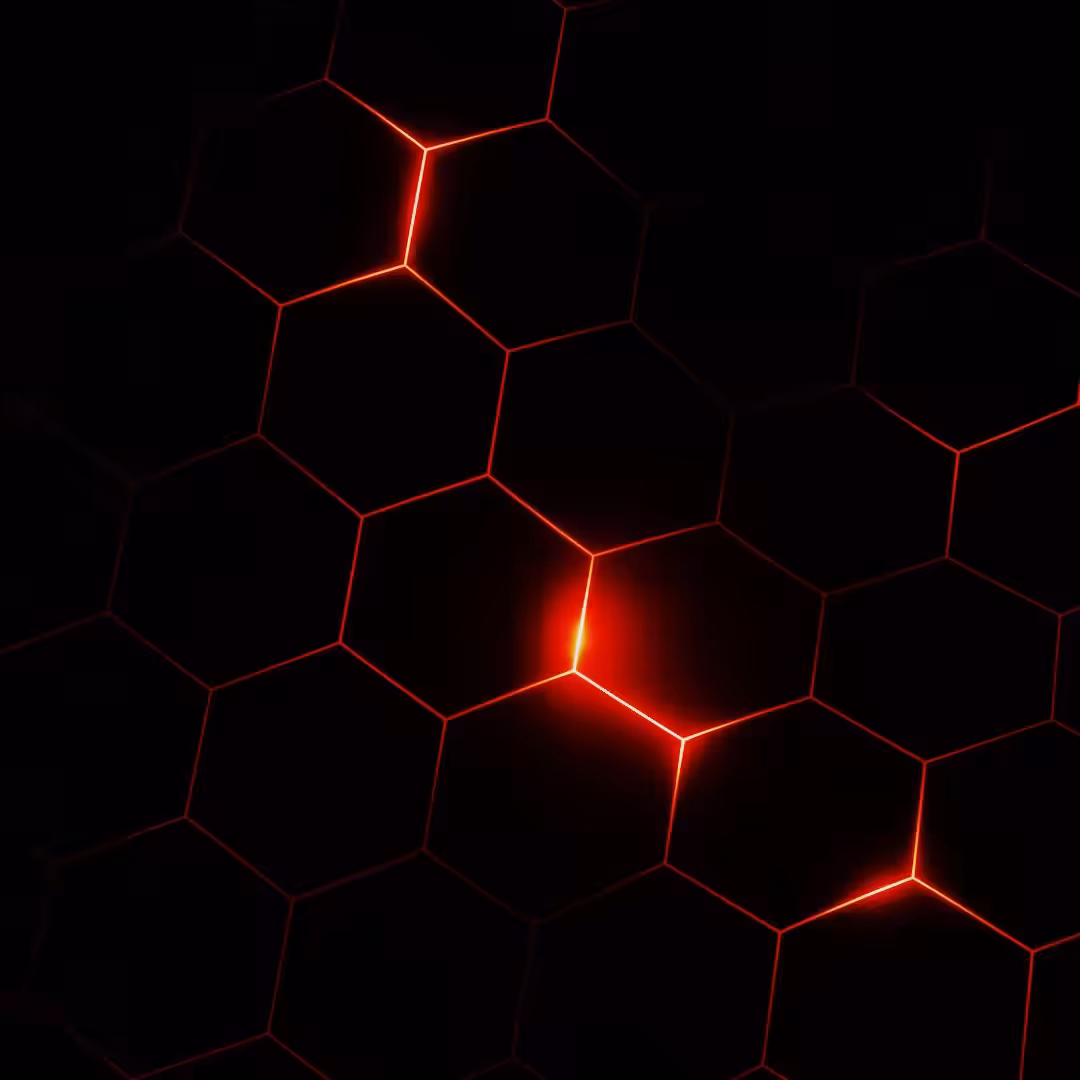 Red Hex Wave