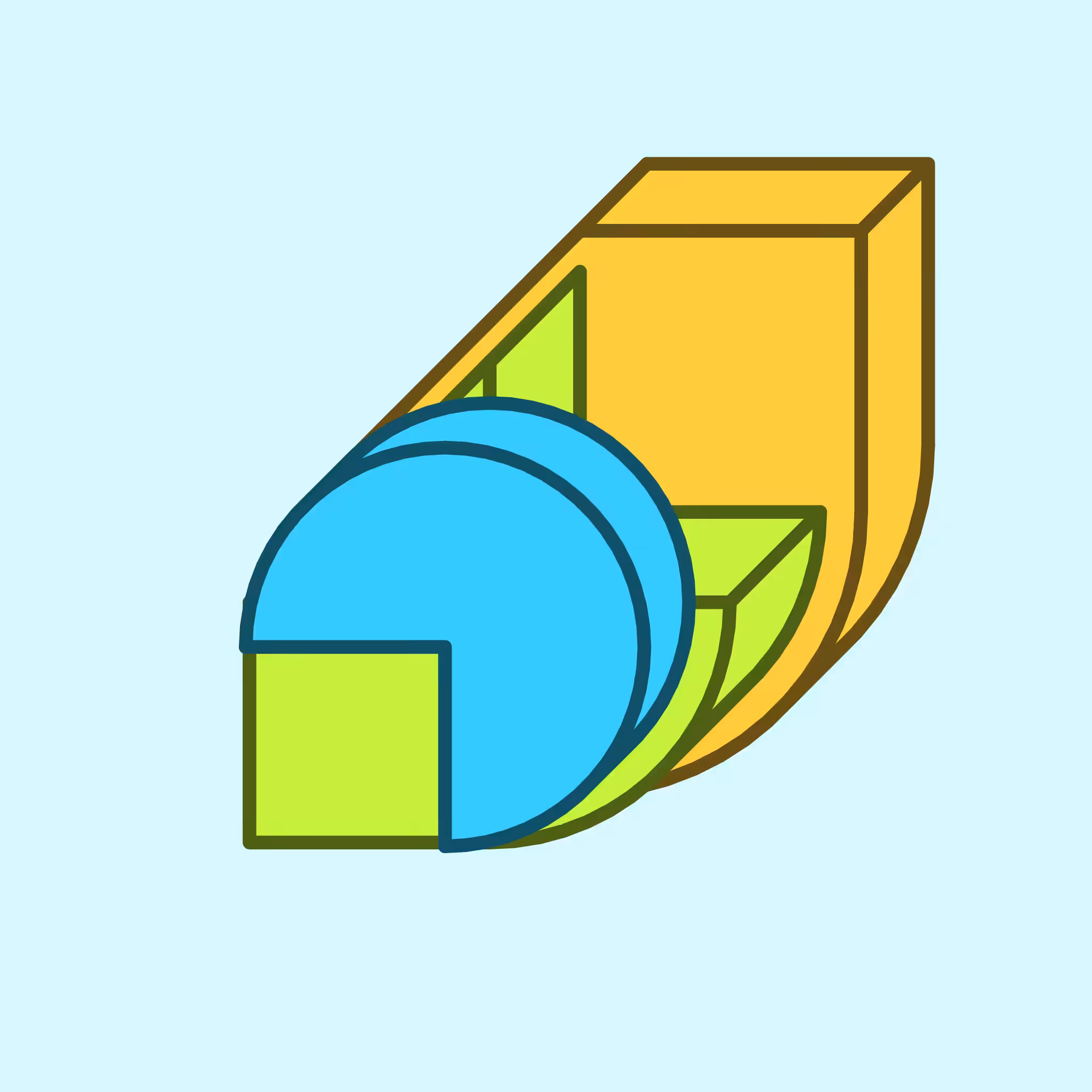 Calm shapes #1417