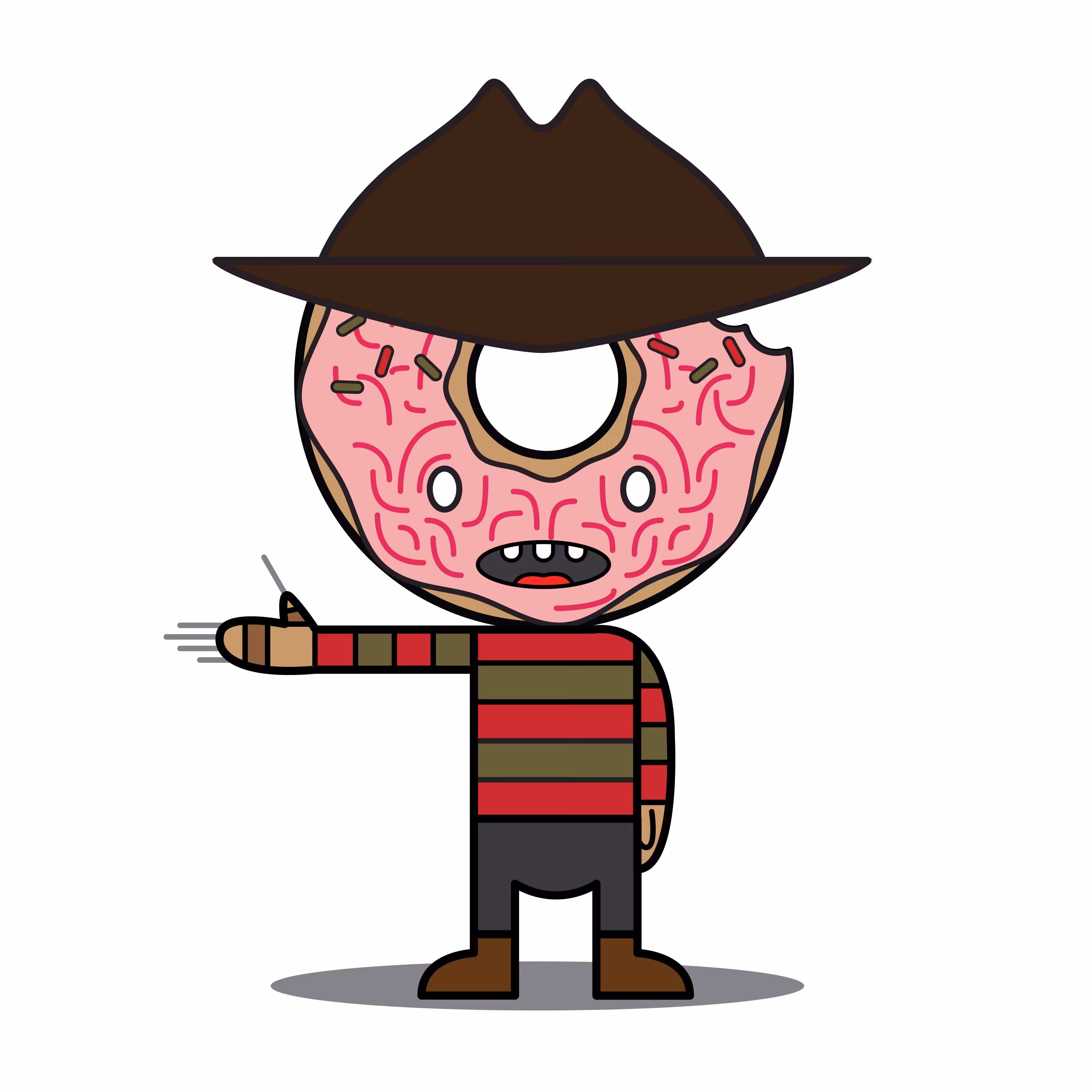 Freddy Krueger “DONUT HEADS" - #33