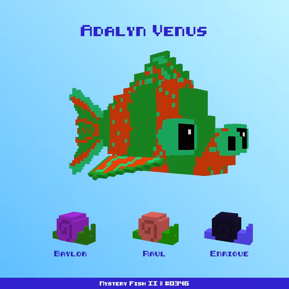 Adalyn Venus :: Mystery Fish 0346/1000