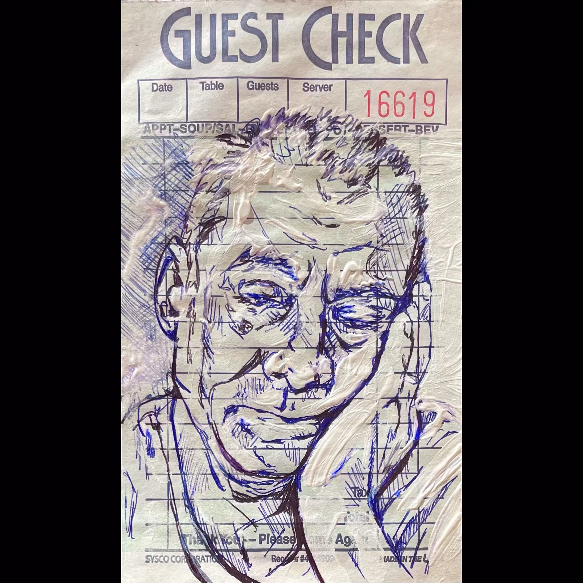 Guest Check no. 16619 #1