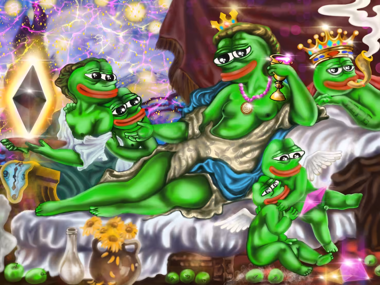 🐸👸🏻 QUEEN VENUS PEPE  👑🐸