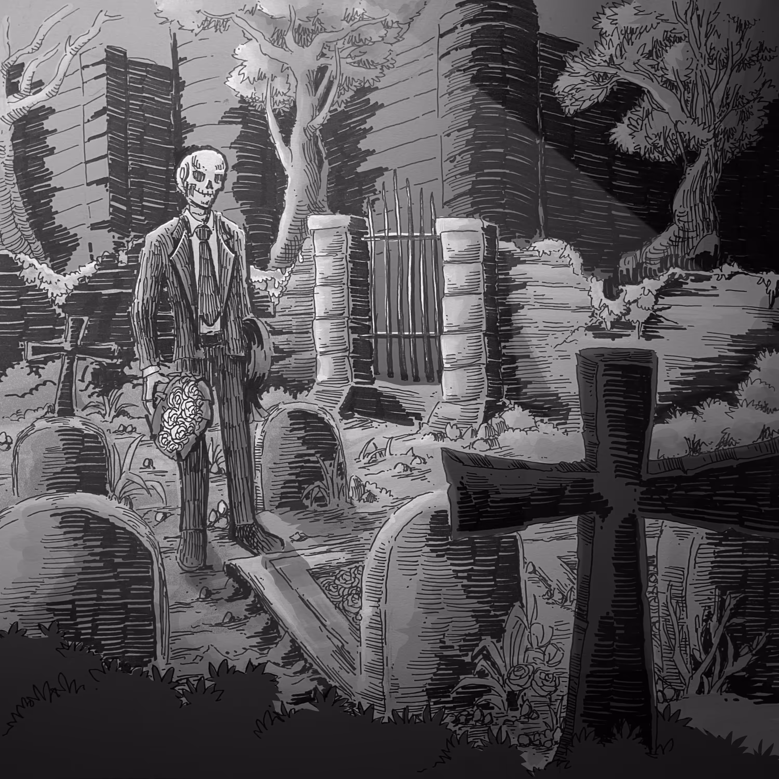 in your grave
