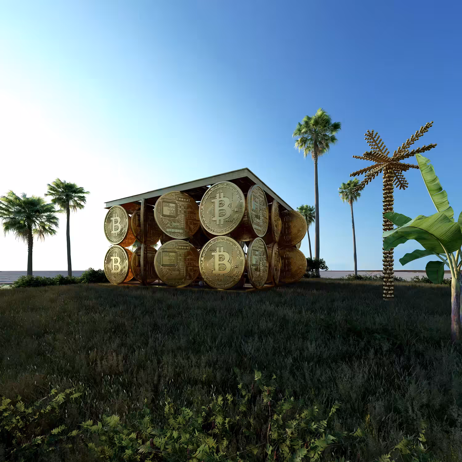 House Bitcoins The Palmtree